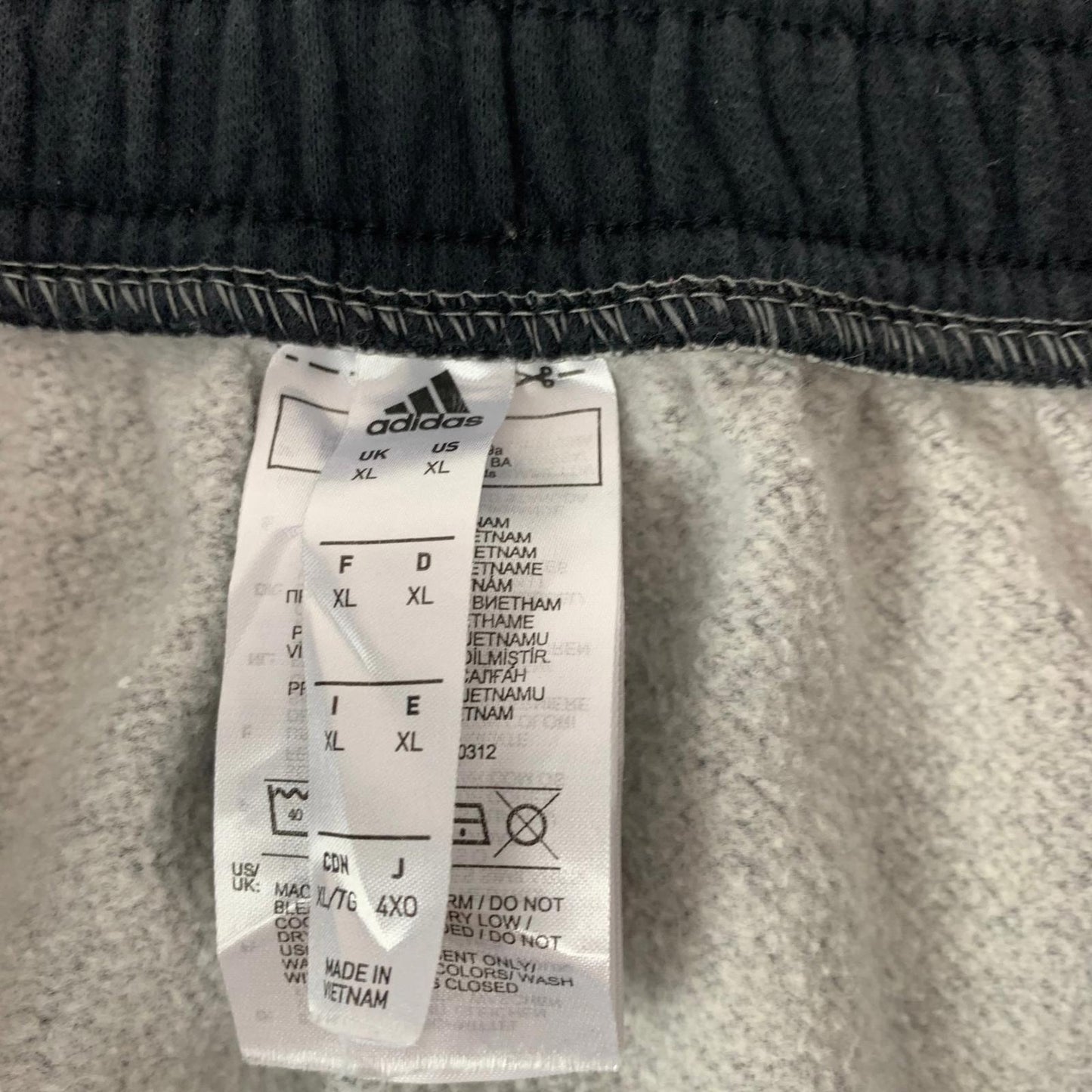 Adidas Activewear Trousers Jogger Style Grey Mens XL