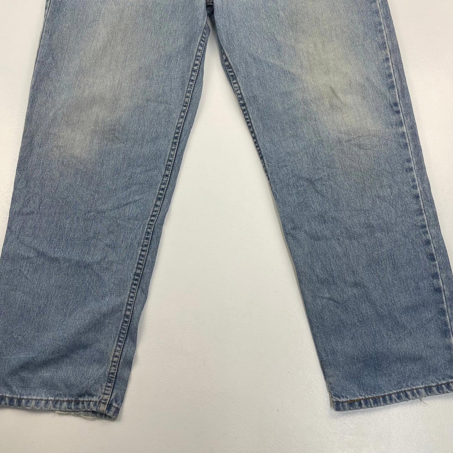 LEVI'S 550 Jeans Relaxed Fit Vintage Blue Light Wash Mens W38 L30