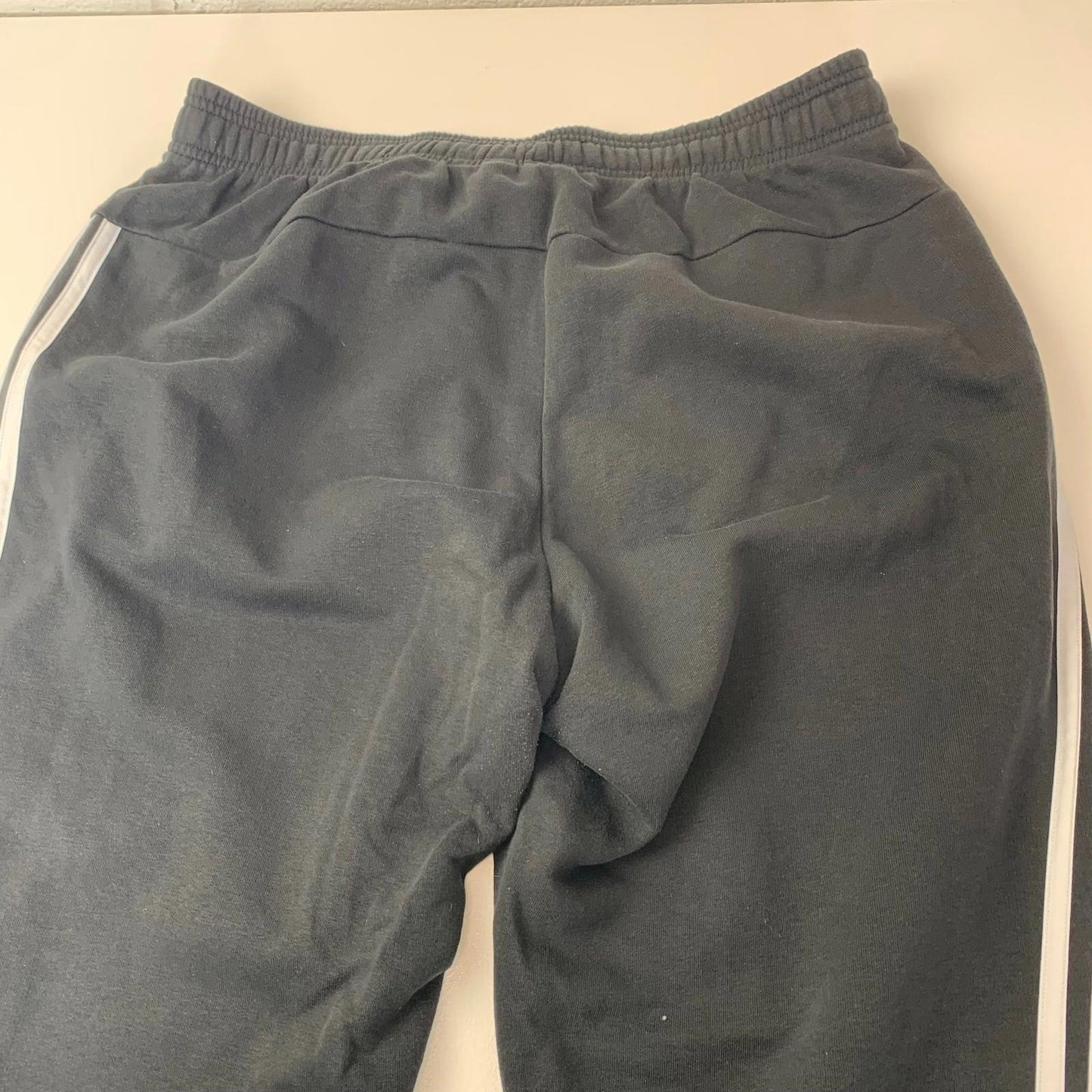 ADIDAS Jogger Sweatpants Side Stripe Black Activewear Women's XL