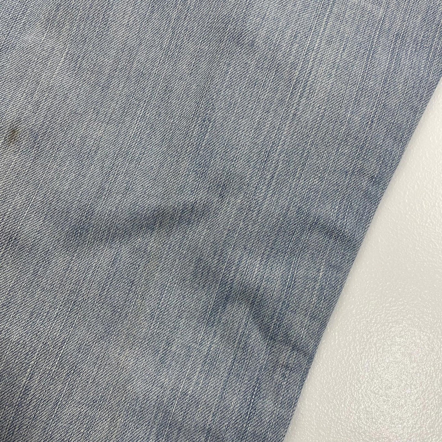 LEVI'S Vintage 505 Jeans Straight Leg Light Wash Blue Denim Mens W36 L34