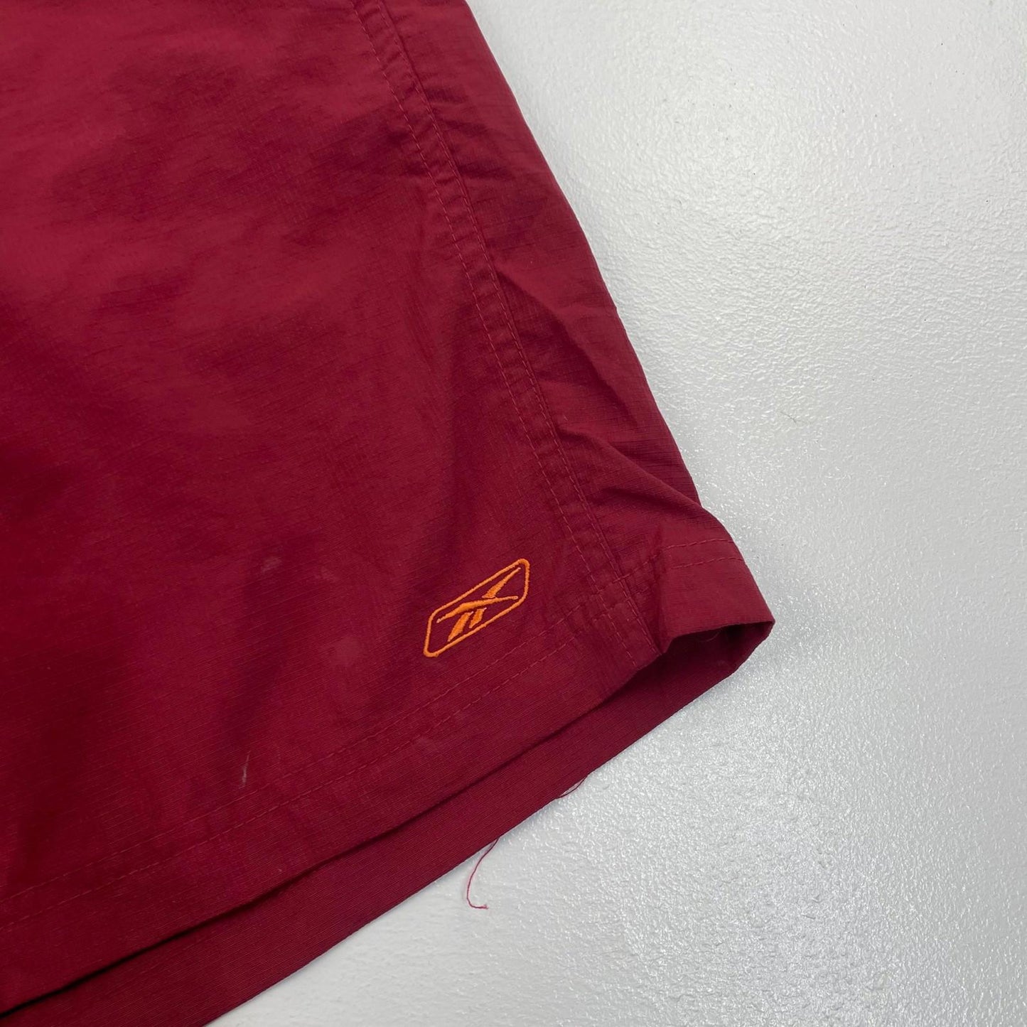 REEBOK Men's Casual Sports Shorts Elastic Waist Red XL