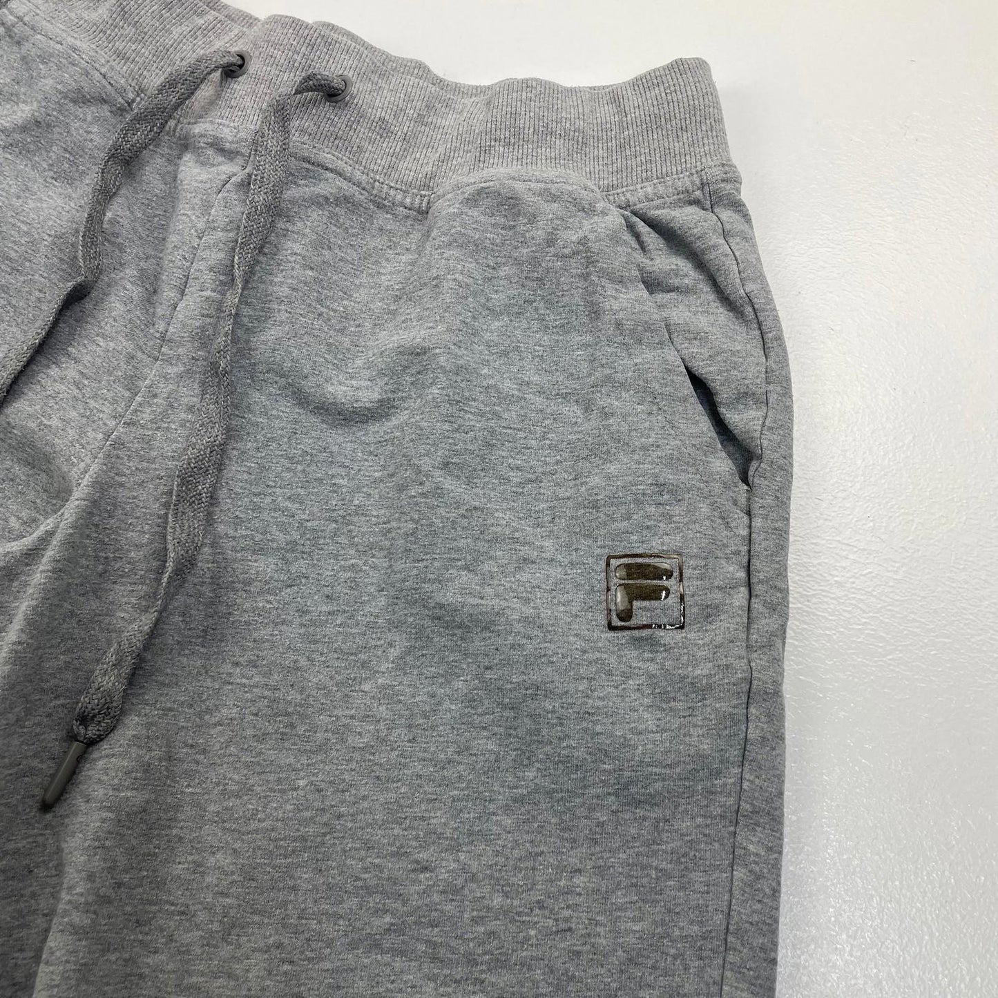FILA Jogger Sweatpants Elastic Waist Grey Womens UK XS