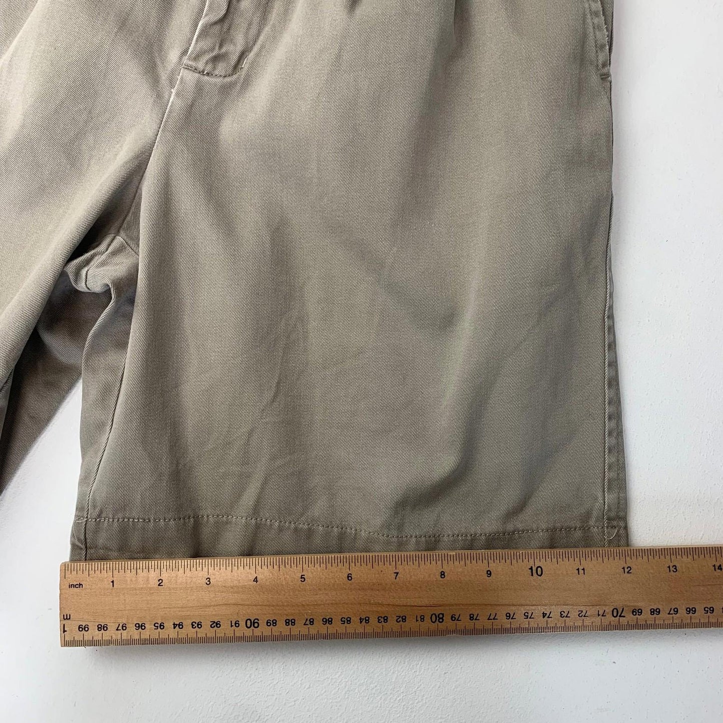 Eddie Bauer Bermuda Classic Fit Khaki Women's Shorts UK 8