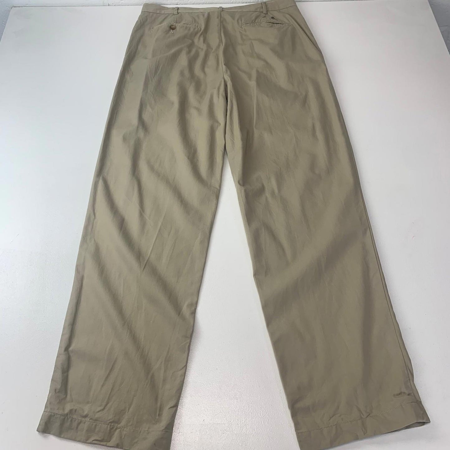Tommy Hilfiger Chino Straight Leg Trousers Tan Mens Size 36/34