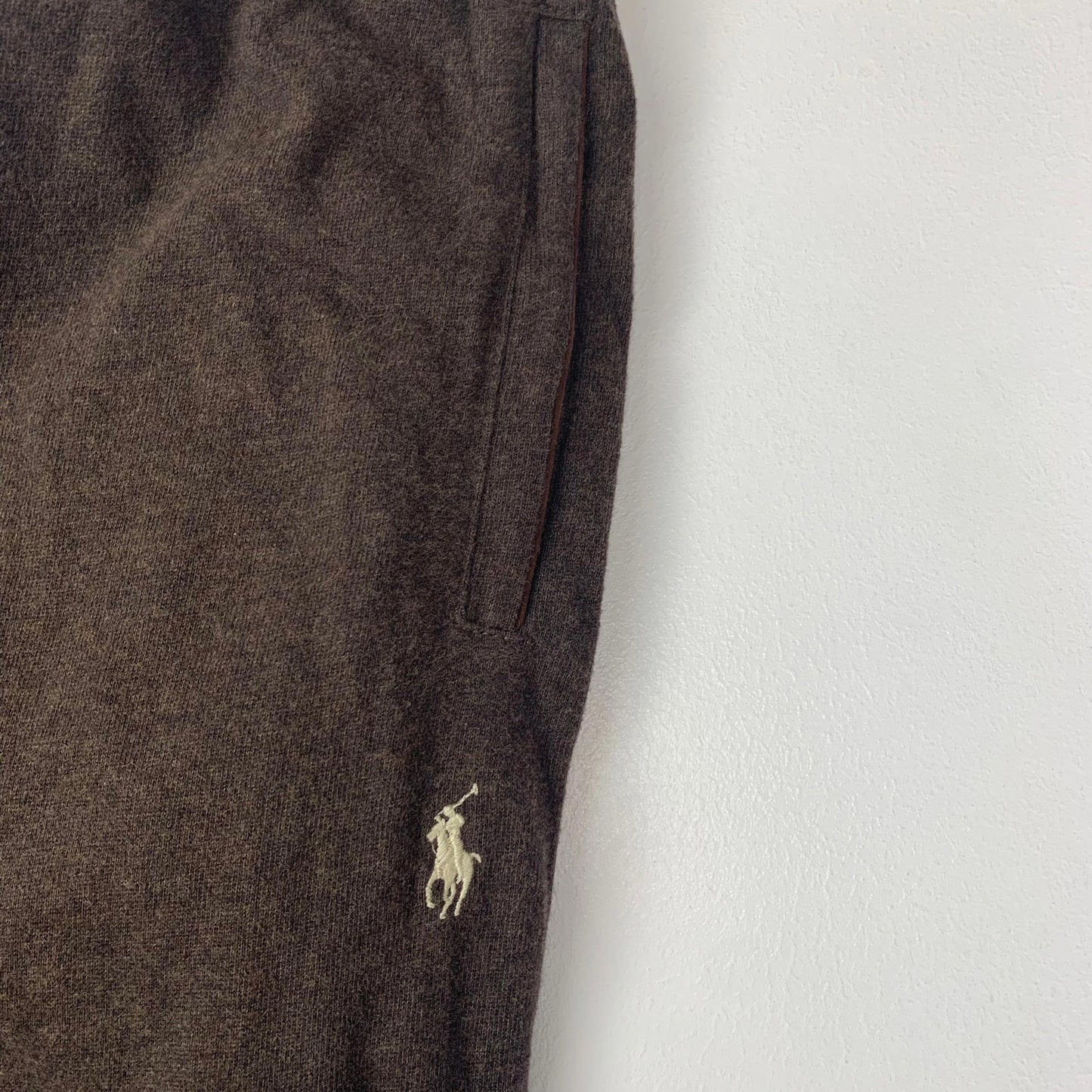 Mens RALPH LAUREN Brown Joggers / Medium Tall / Straight Leg