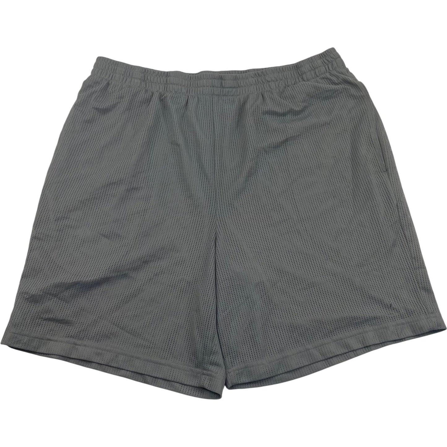 STARTER Mesh Athletic Shorts Grey Elastic Waist Breathable Mens M