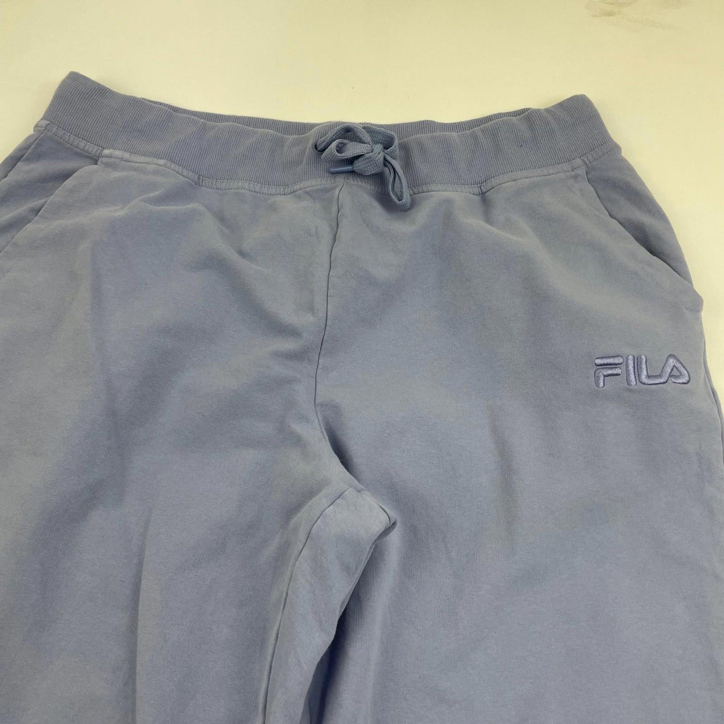 Fila Sweatpants Jogger Drawstring Cuffed Blue Women's XL