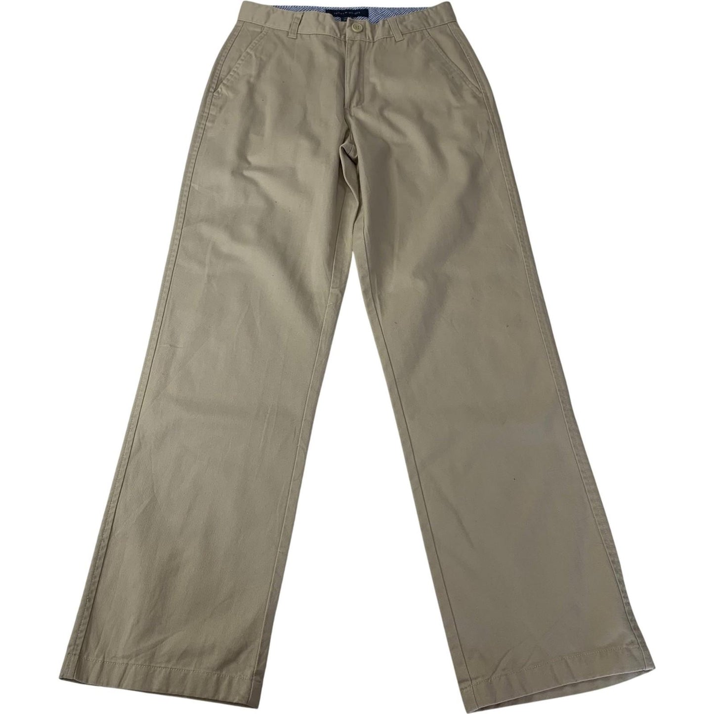 Tommy Hilfiger Boys Trousers Beige Slim Fit Button Fly Casual Style Size 18yr
