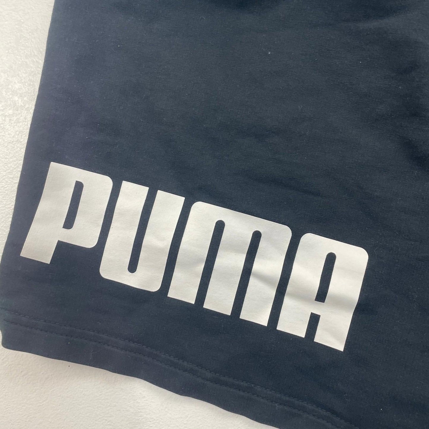 Puma Women's Athletic Shorts Drawstring Black UK 8