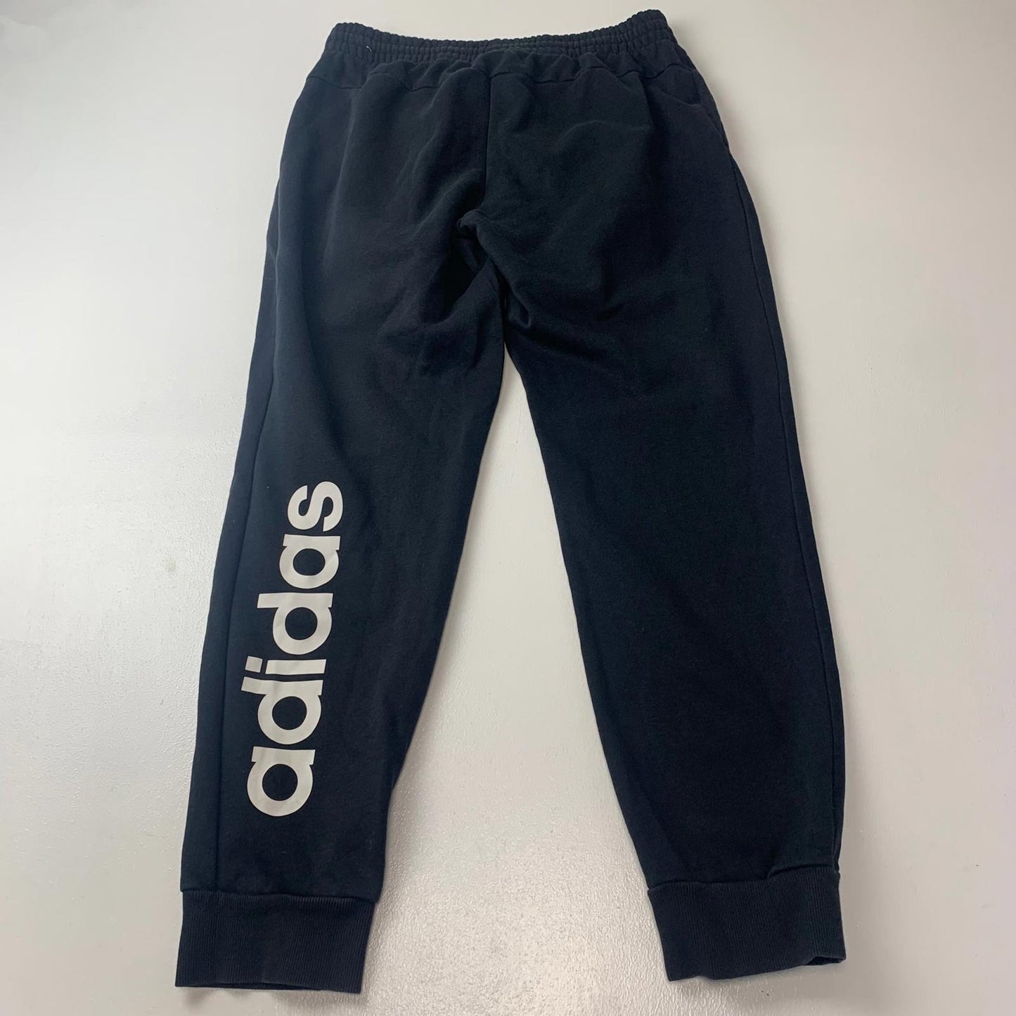 Adidas Sweatpants Jogger Black Logo Women's Trousers UK 16-18