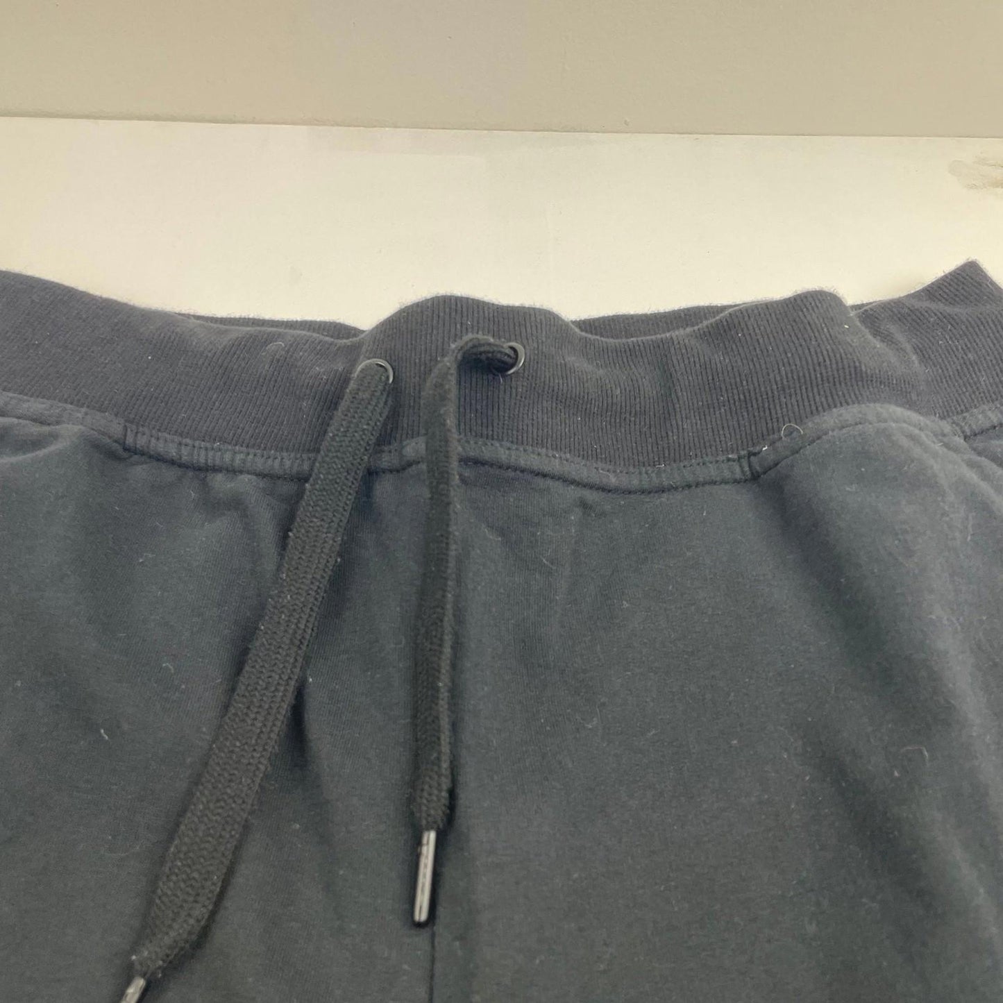 FILA Jogger Sweatpants Drawstring Graphic Black Women L