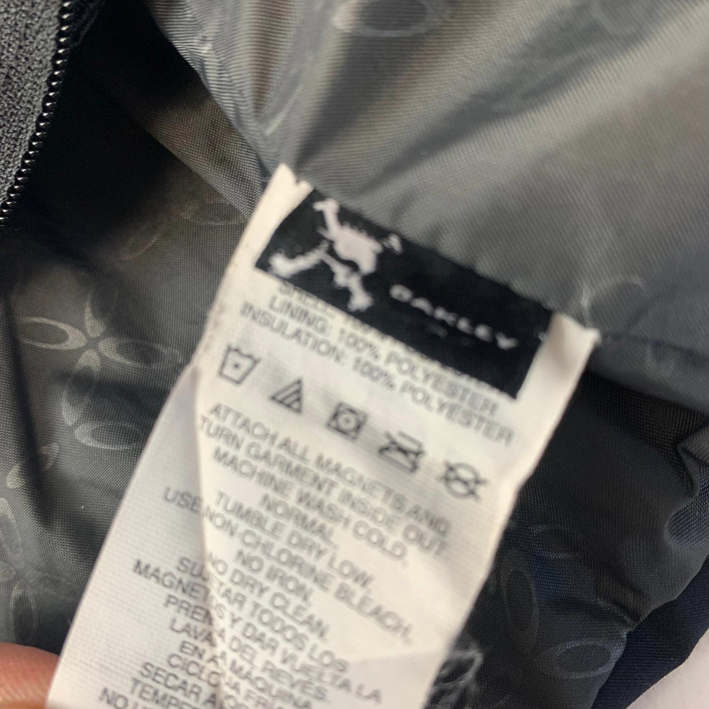 Women’s OAKLEY Signature Series Ski Jacket / Black / Loose Fit Small