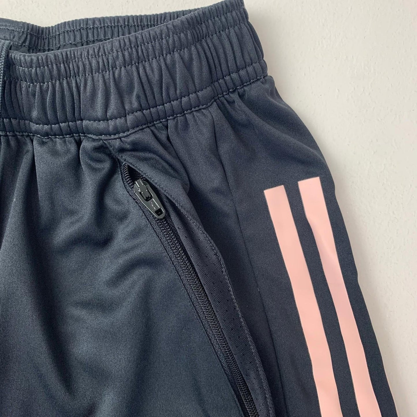 ADIDAS Aeroready Football Shorts Stripe Design Black Mens XS