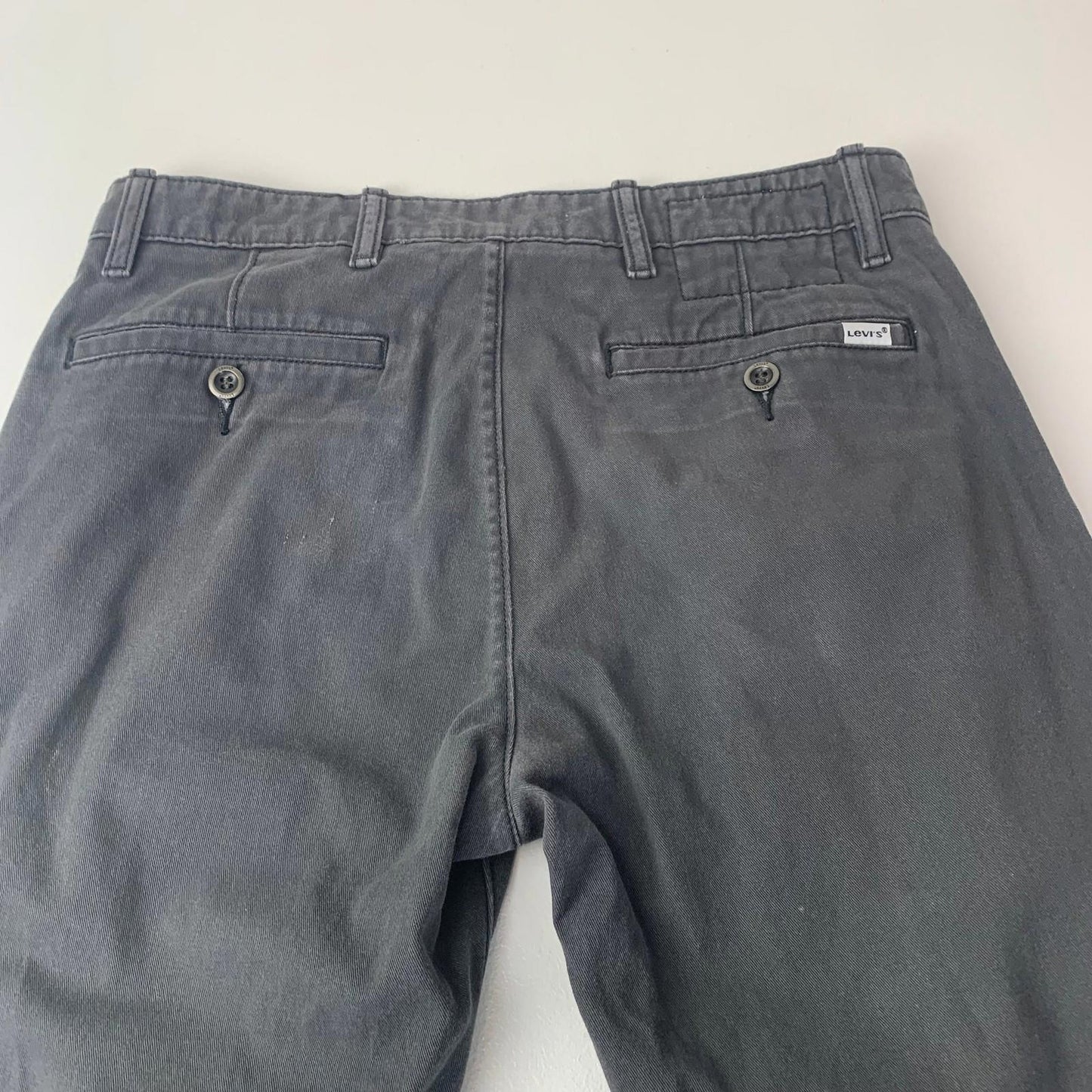 Levi's Chino Trousers Casual Style Dark Grey Mens Label 29x30