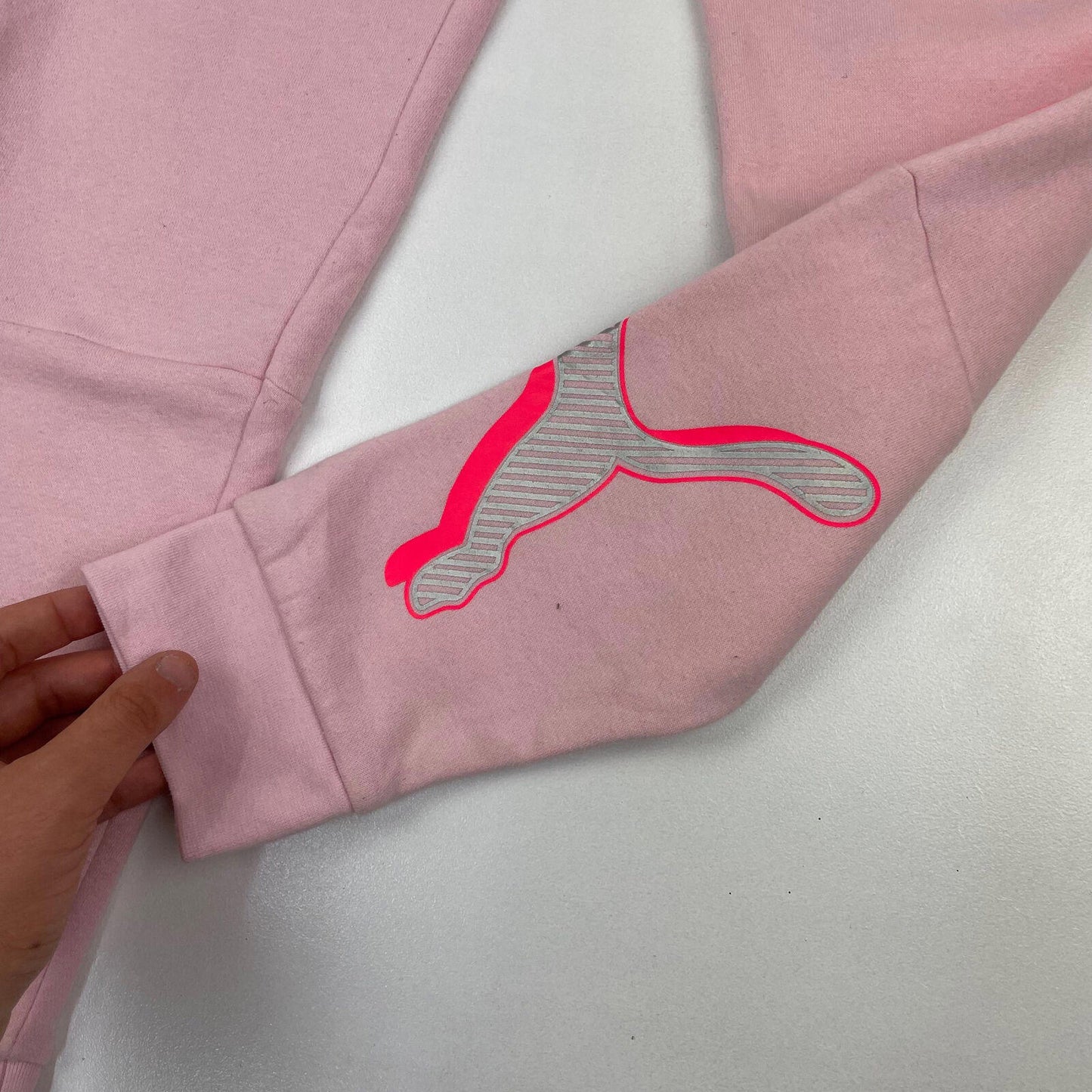 PUMA Girls Joggers Pink , Jogging Bottoms , Youth Size XL (16)