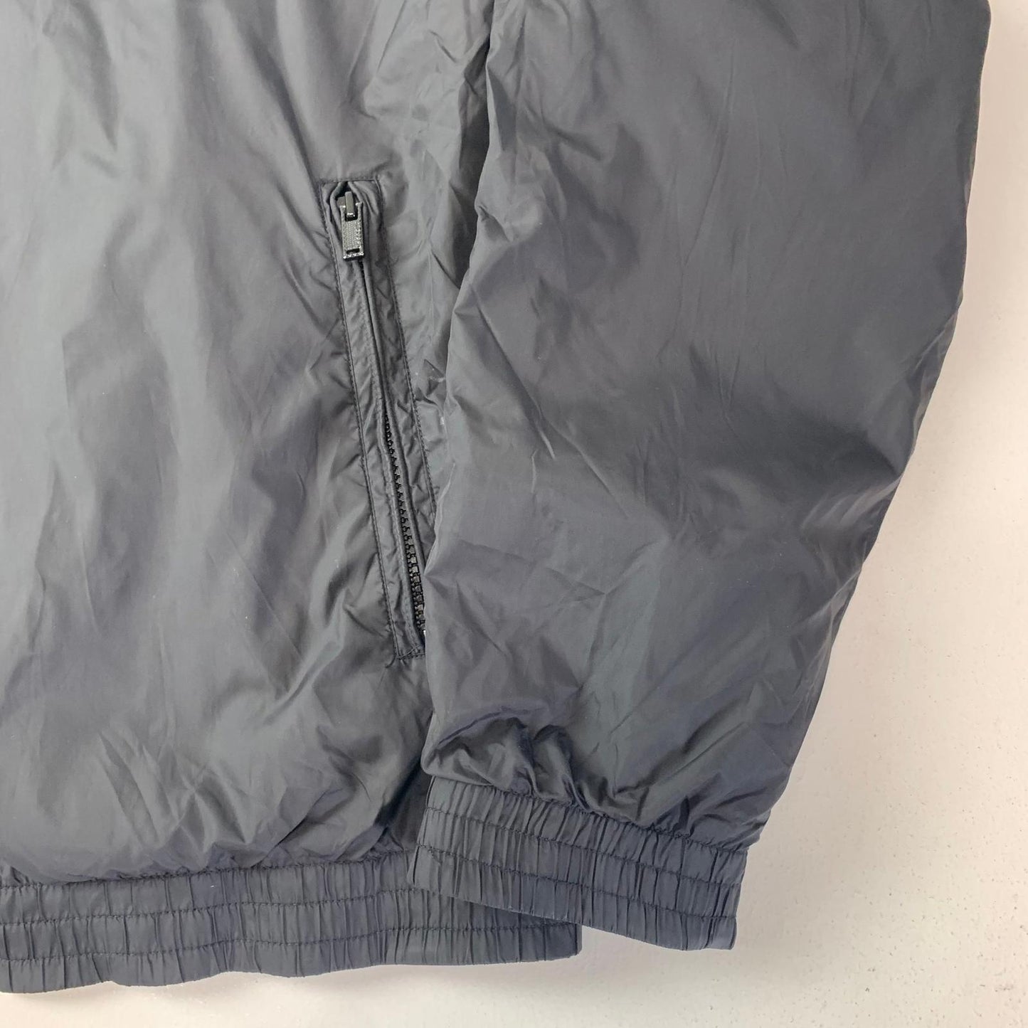 Lacoste Windbreaker Classic Lightweight Bomber Jacket Black Mens Label 56/L