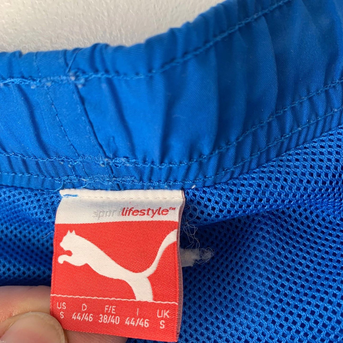 Puma Swim Shorts Quick Dry Drawstring Blue Mens UK L