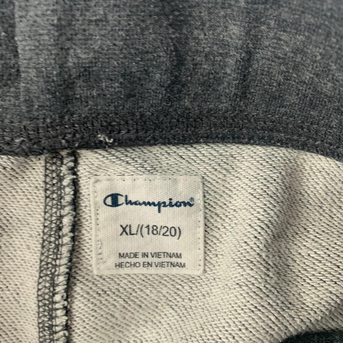 Champion Jogger Sweatpants Elastic Waist Grey Boys XL