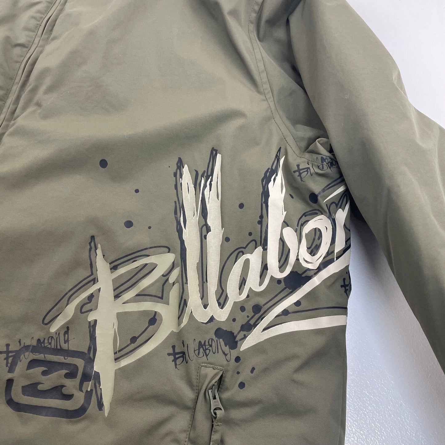 Men’s BILLABONG Padded Green Jacket , Size 2XL