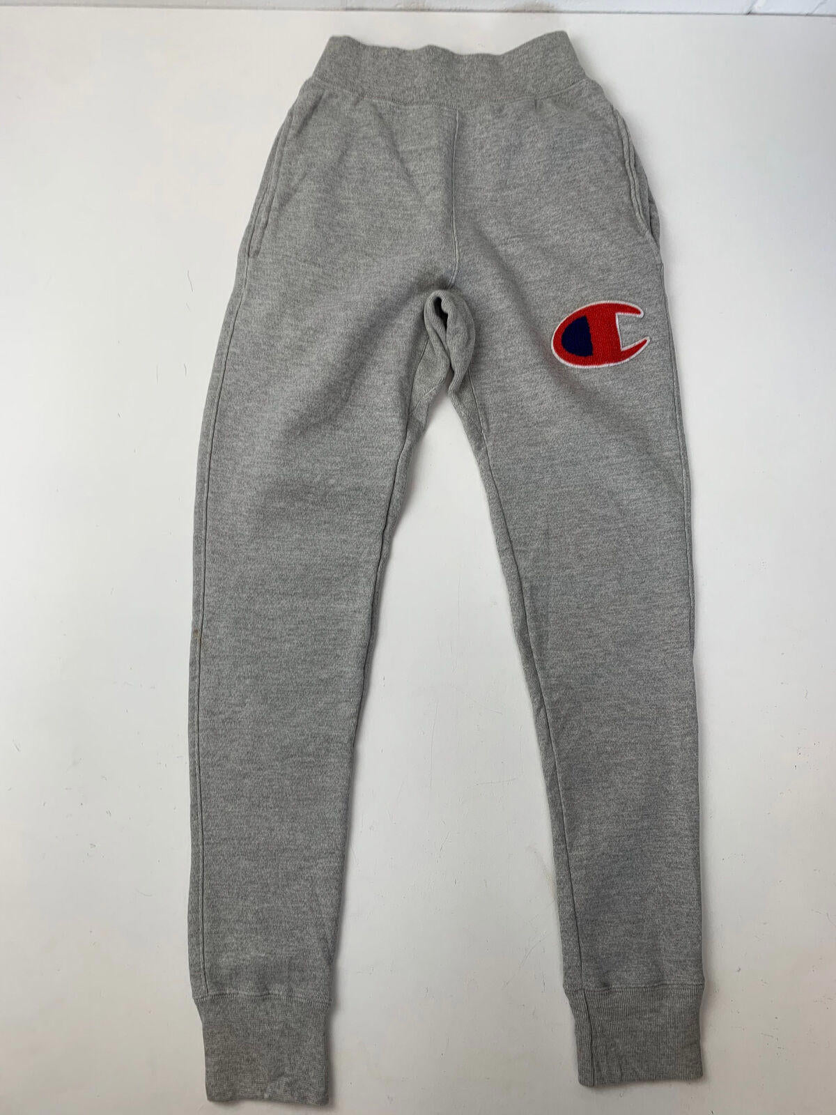 Womens CHAMPION Reverse Weave Tapered Joggers / Light Grey / XS / Extra Small