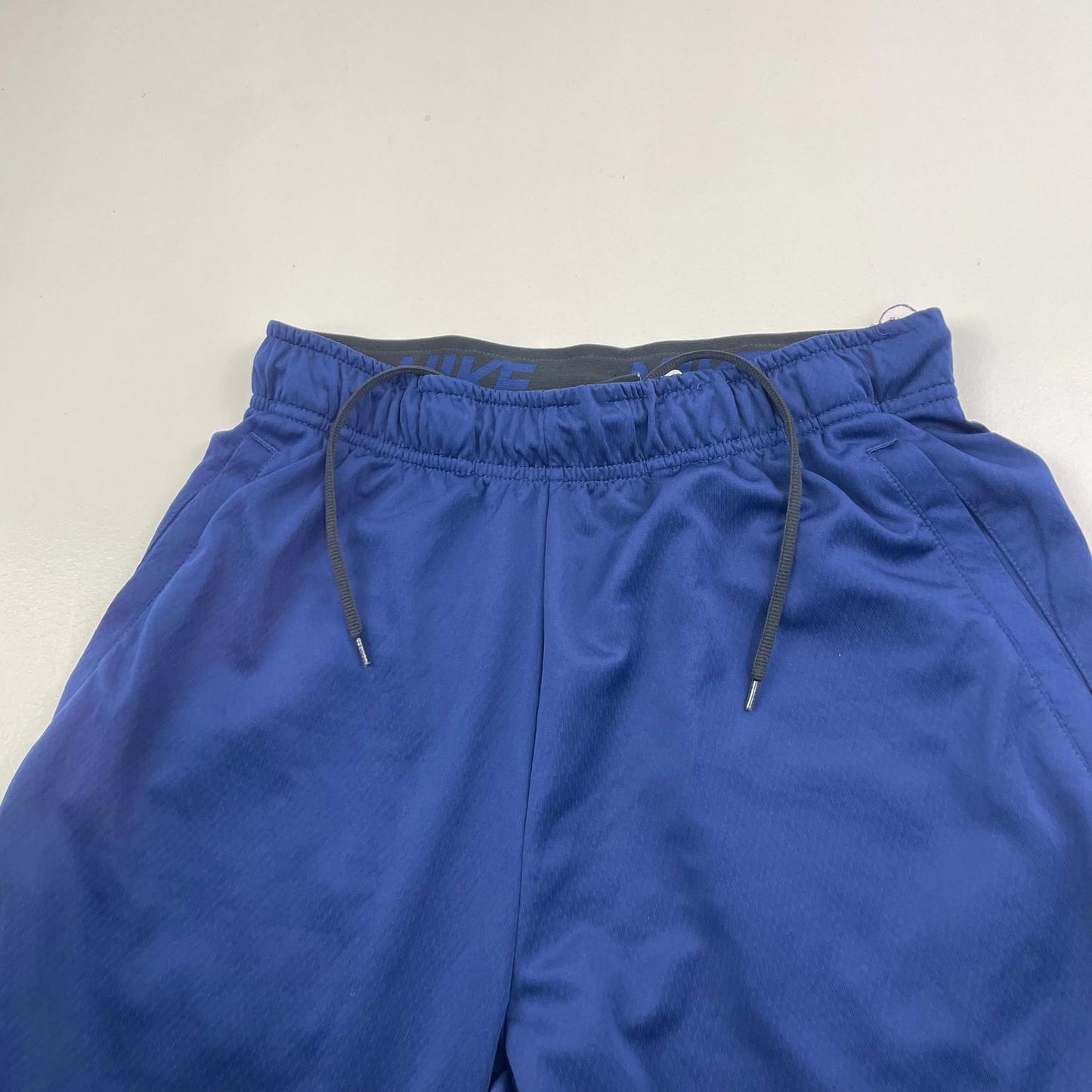Nike Activewear Shorts Dri-FIT Blue Sportswear Logo Mens S