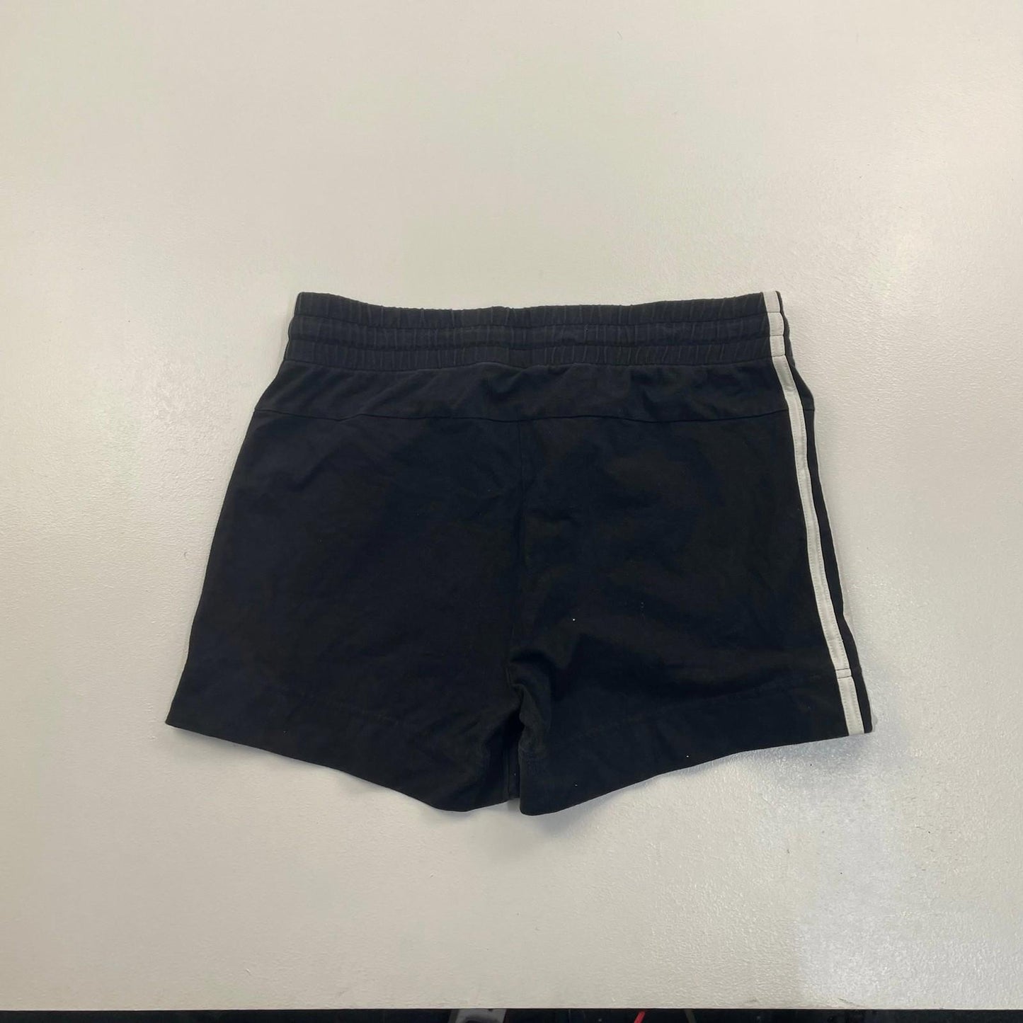 Adidas Activewear Shorts Athletic Striped Black Women S