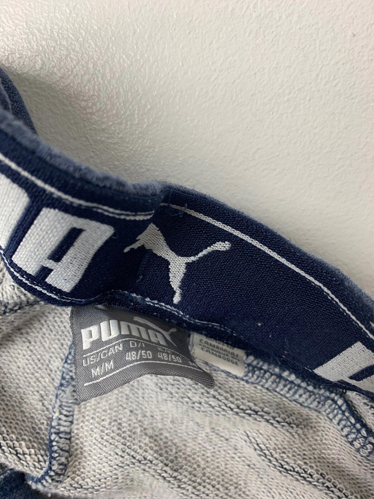 Mens PUMA Jogging Bottoms / Blue / Medium / Joggers / Sweatpants