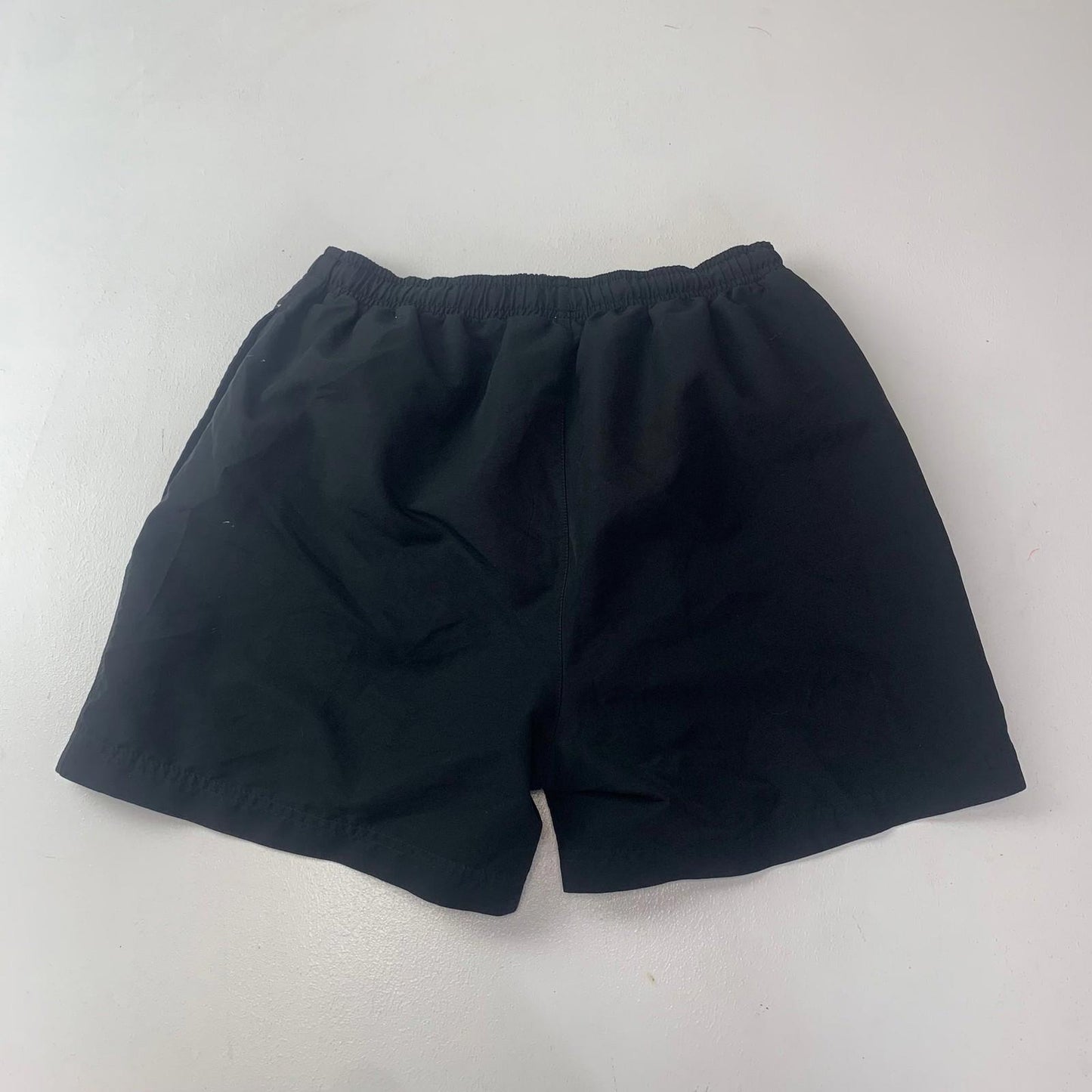 Reebok Swim Shorts Elastic Waist Drawstring Black Mens S