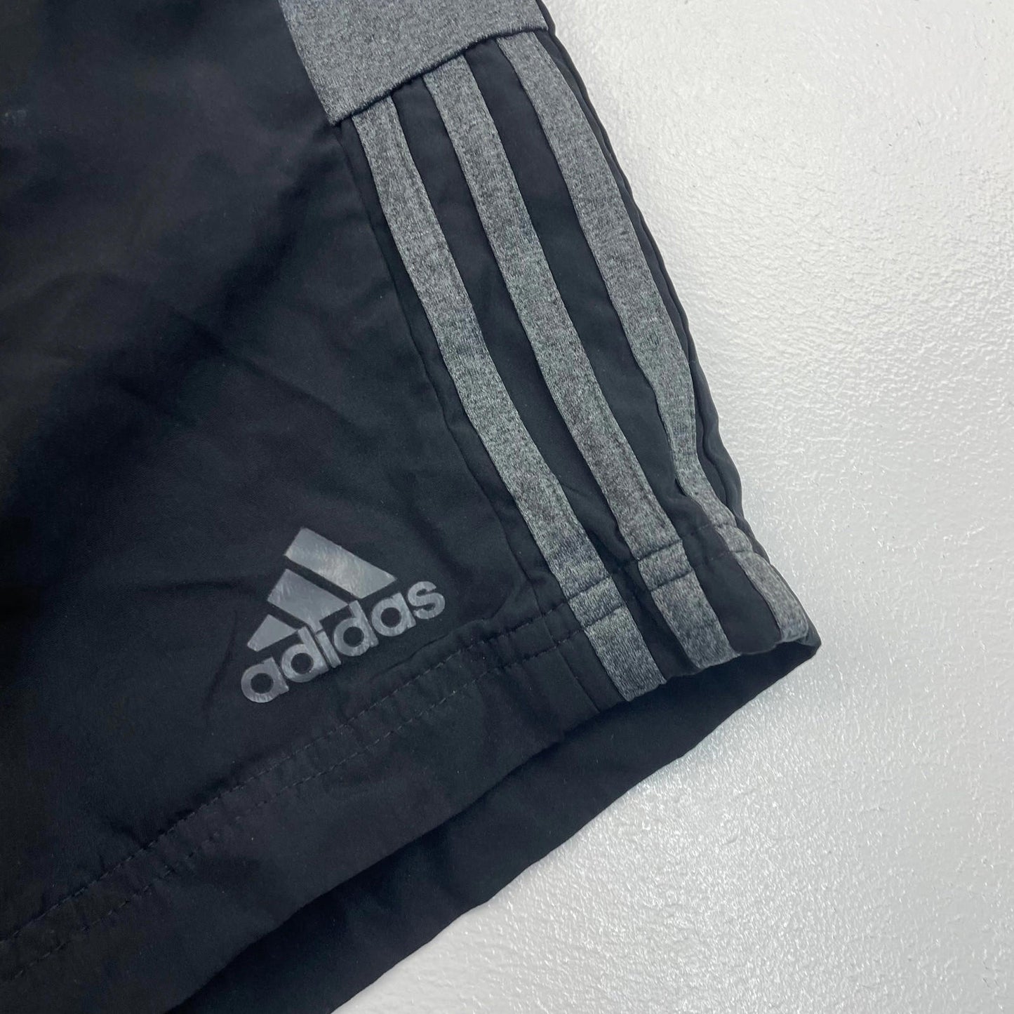 Men’s ADIDAS Black & Grey Swim / Sport Shorts , Size S