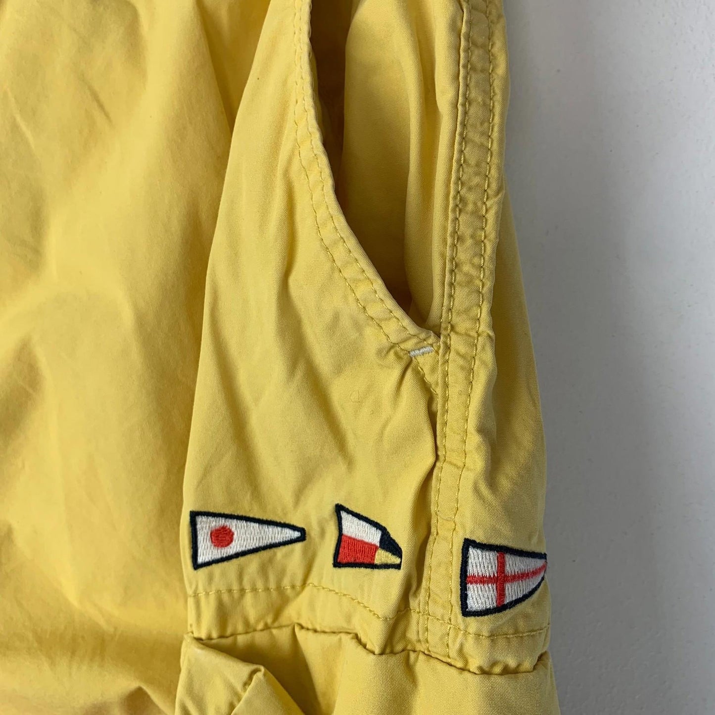 Nautica Cargo Shorts Relaxed Fit Yellow Mens 36W