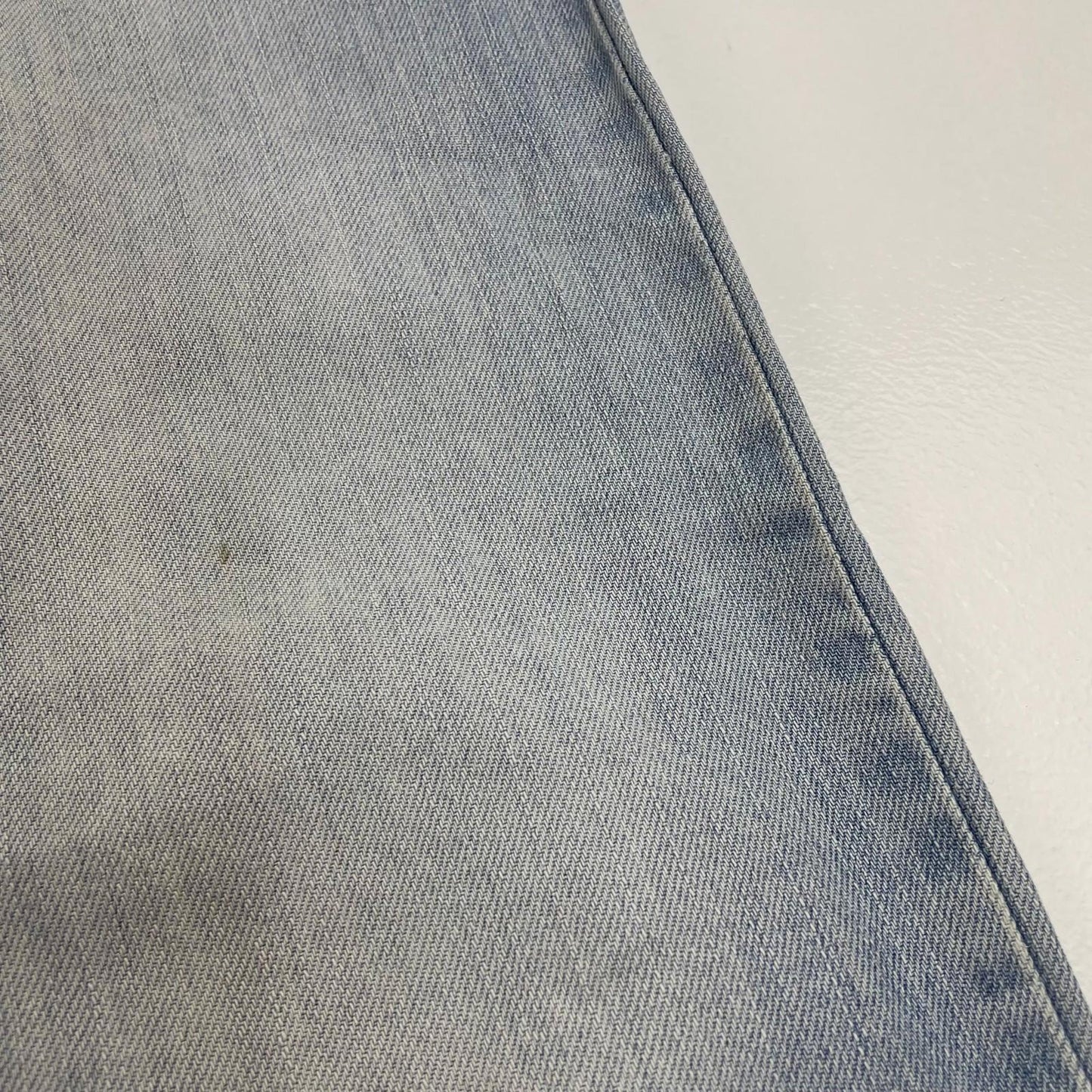 LEVI'S Vintage 505 Jeans Straight Leg Light Wash Blue Denim Mens W36 L34