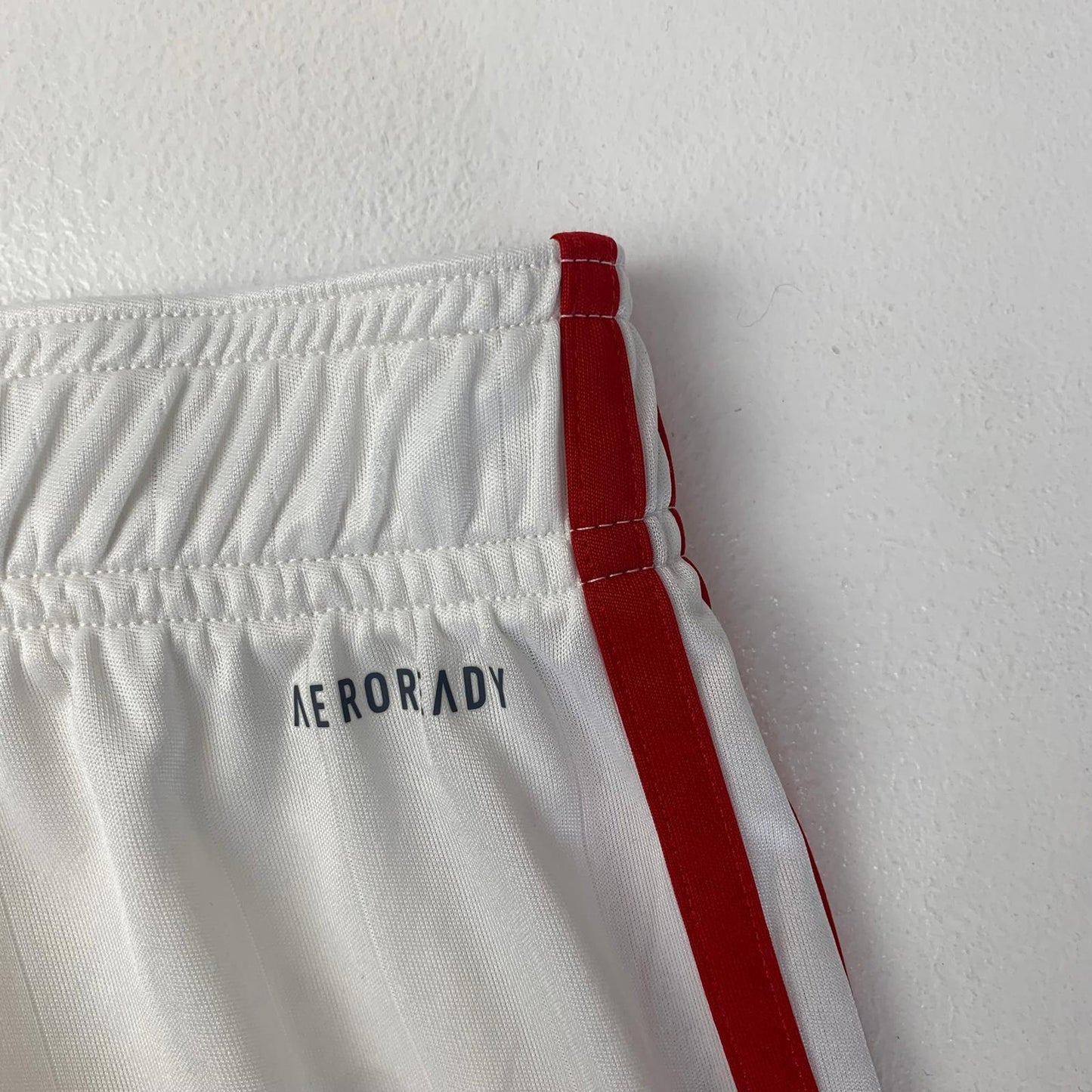 ADIDAS Football Shorts Manchester United AEROREADY White Mens Small