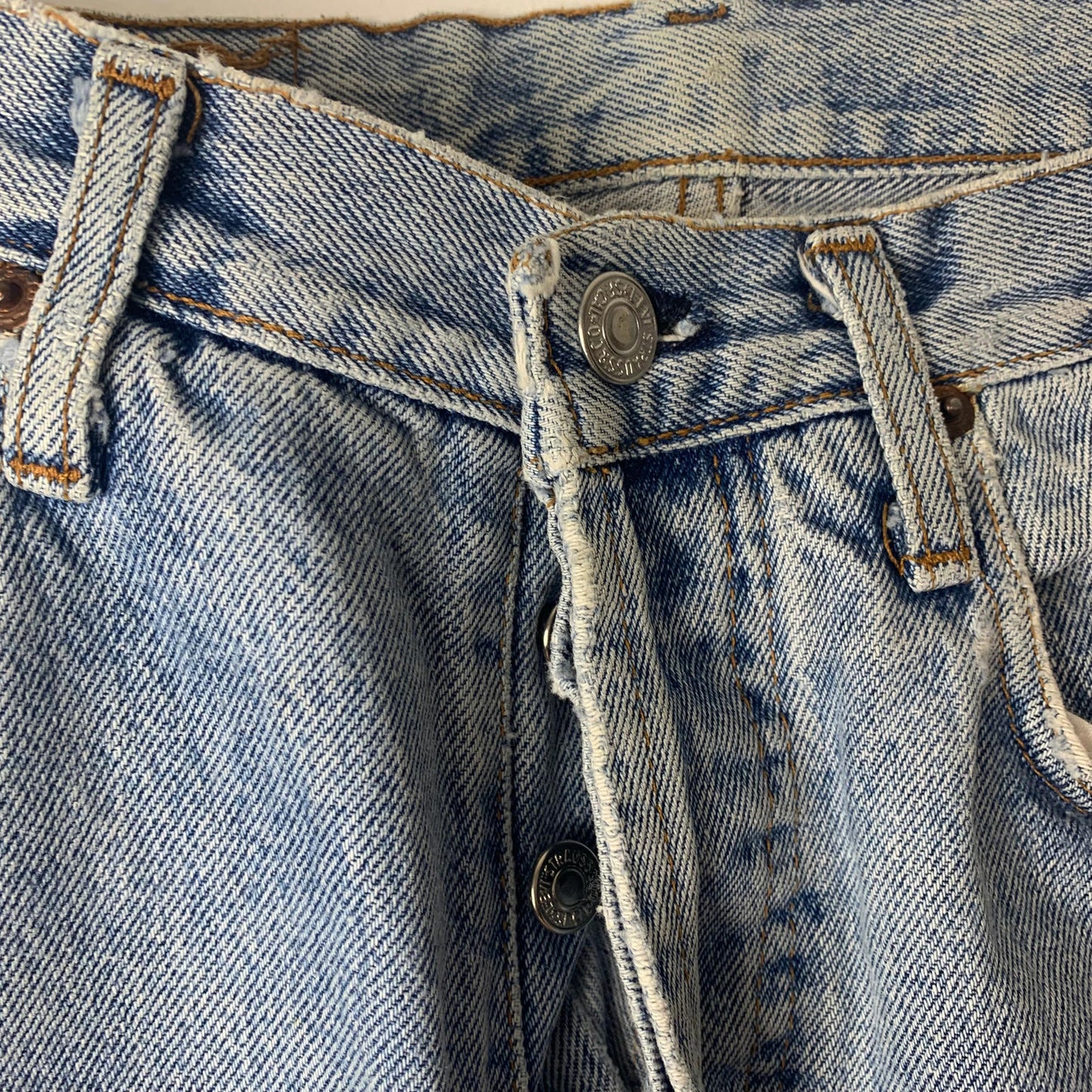 Women’s Remade Levis Skirt / Blue / W30”