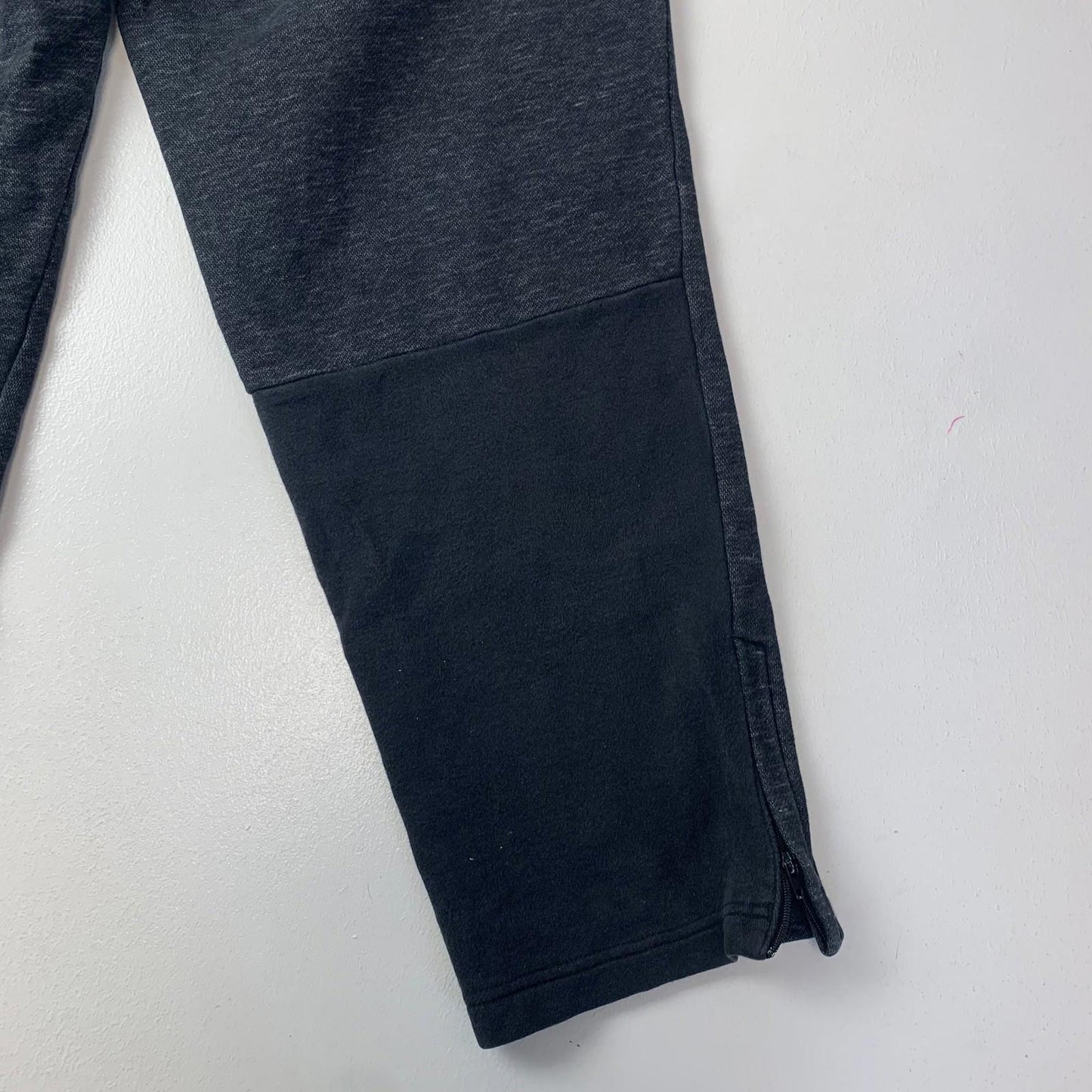 Adidas Track Pants Jogger Zip Pockets Black Gym Fitness Women UK L