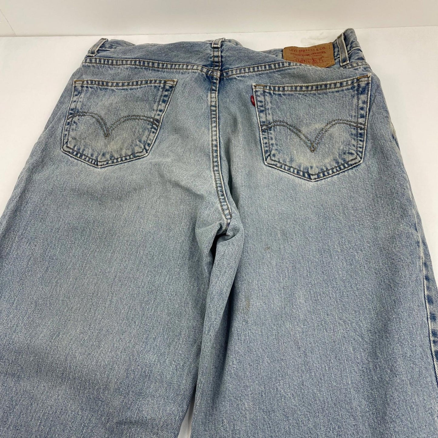 LEVI'S 560 Vintage Jeans Relaxed Fit Light Blue Denim Mens W36 L32