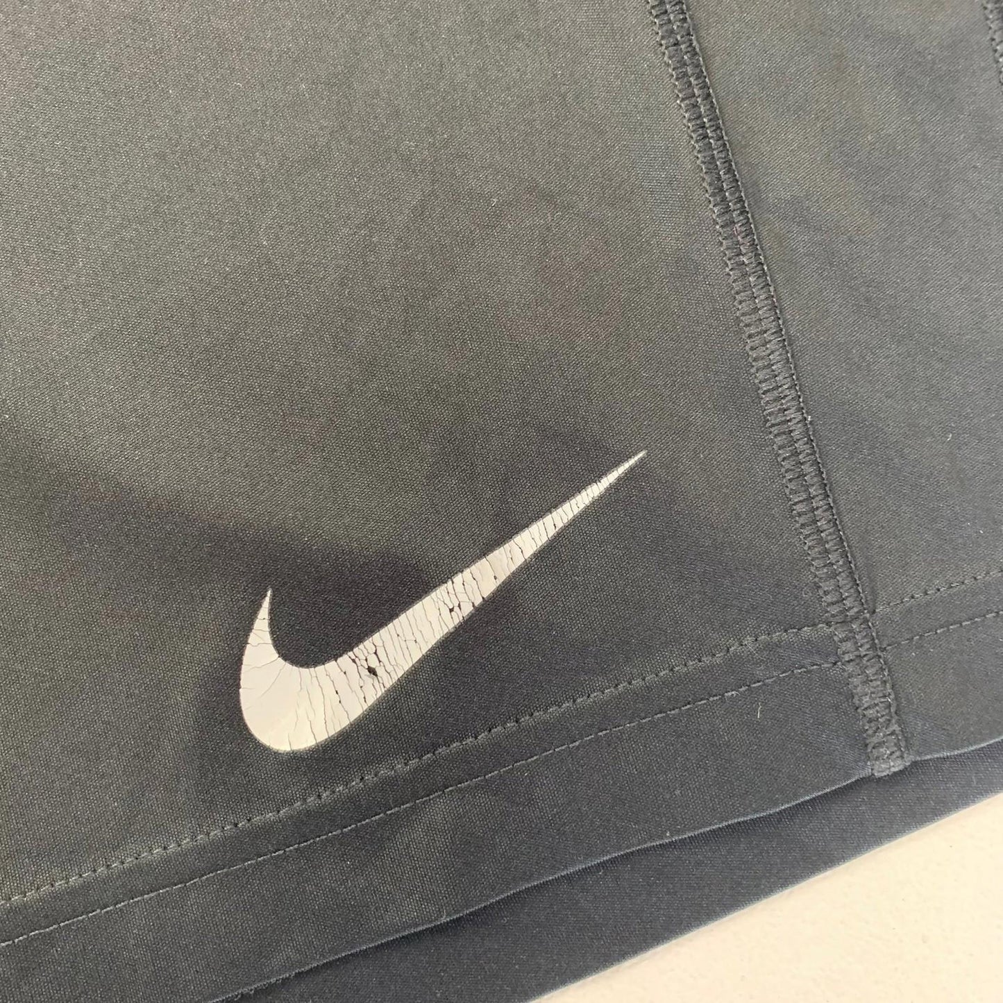NIKE Dri-FIT Basketball Shorts Elastic Waist Black Mens Large 34-36