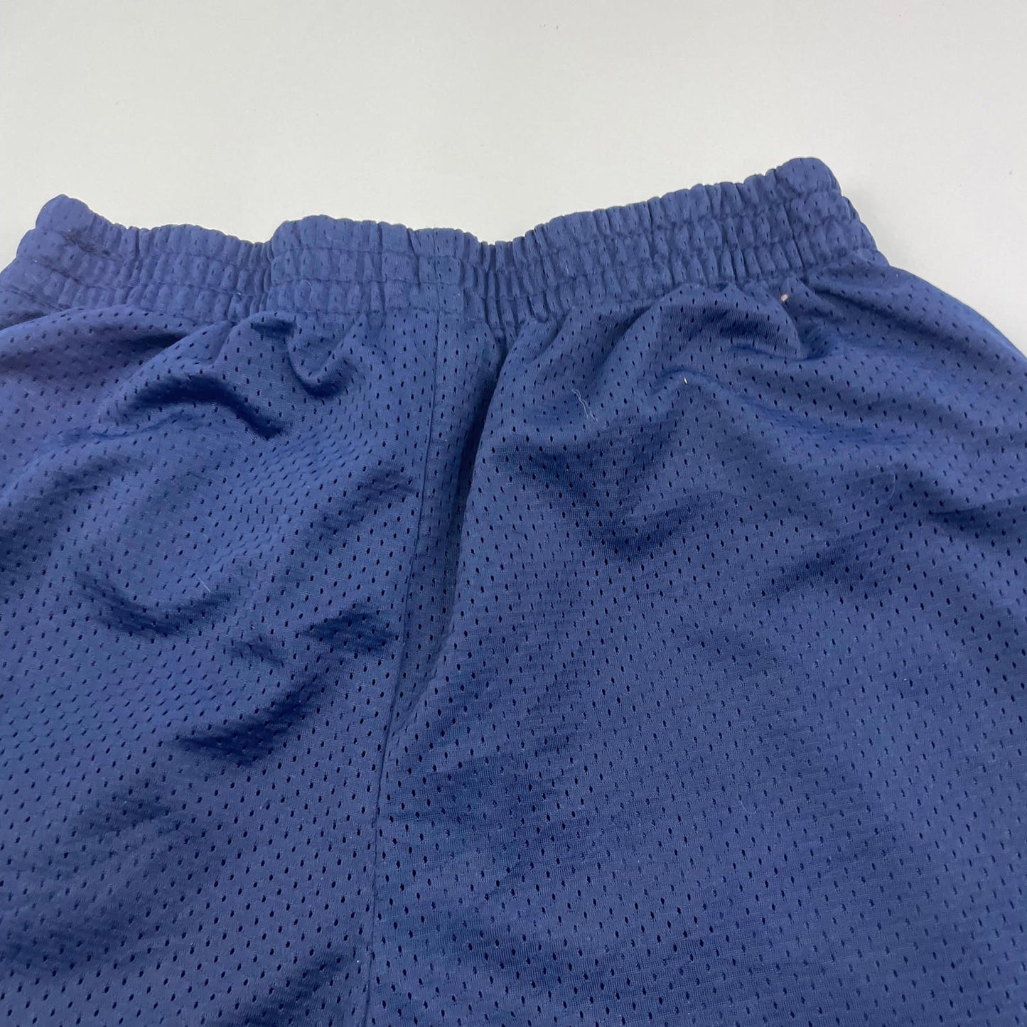 Boys Youth STARTER Dark Blue Aerated Sport Shorts , Size Youth XL