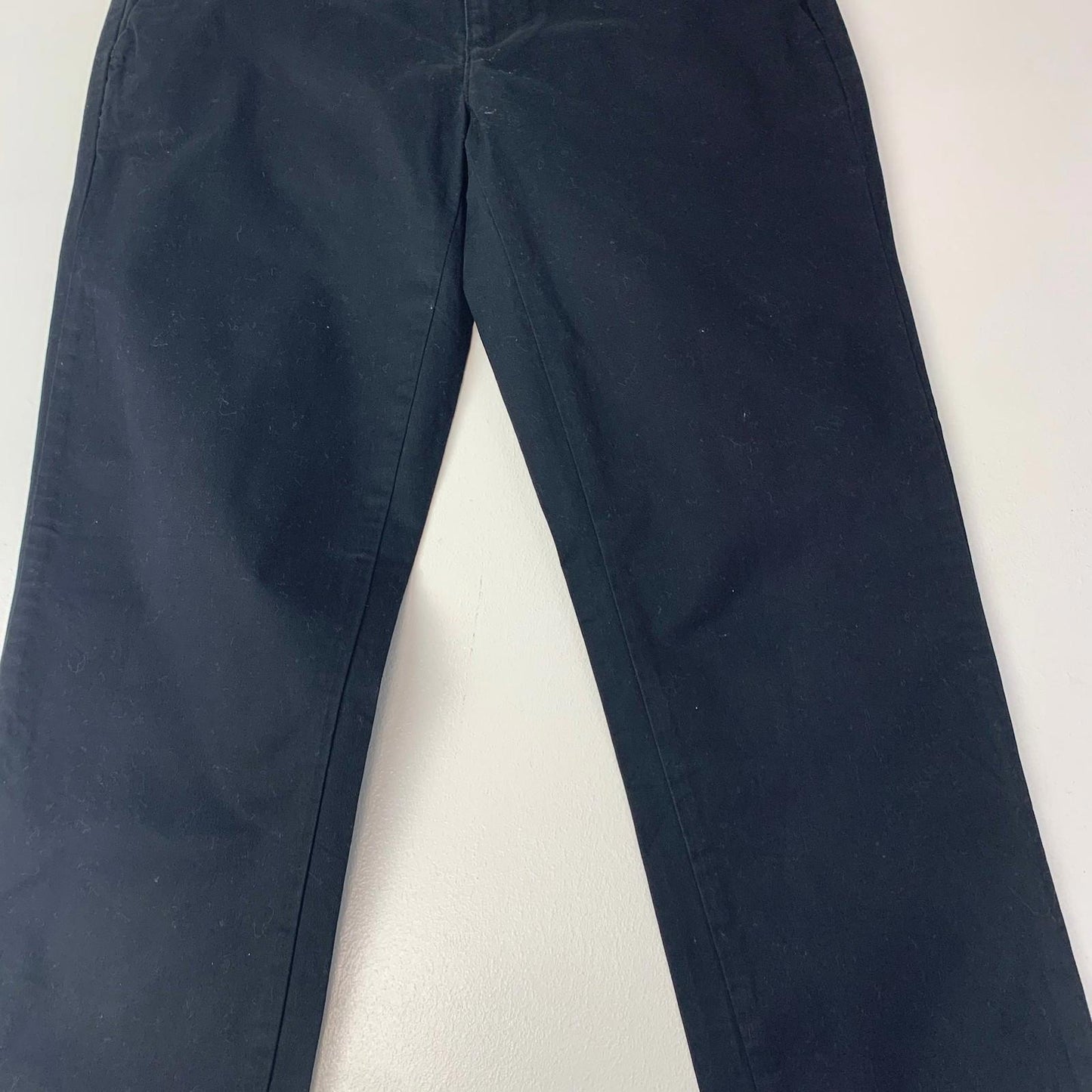 Tommy Hilfiger Hampton Stretch Slim Chino Trousers Black Women UK 10