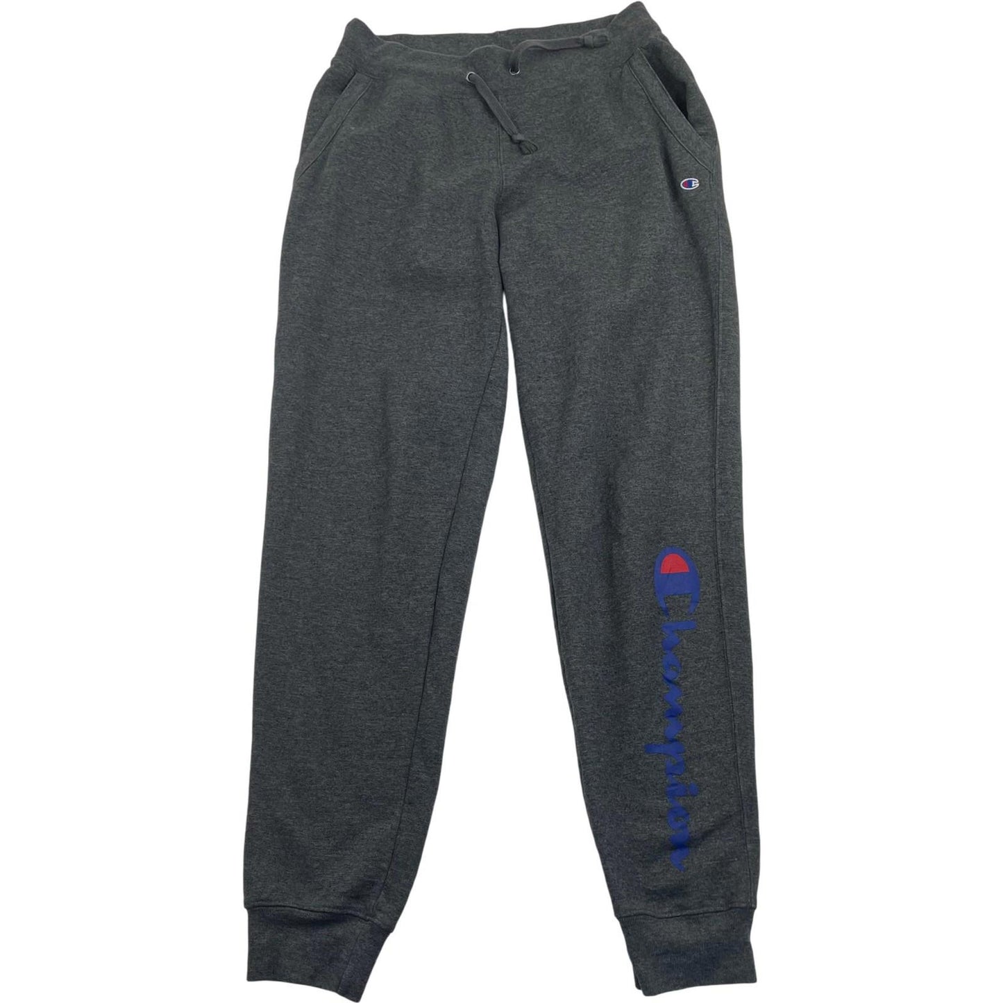 Champion Jogger Sweatpants Comfort Fit Logo Grey Women's Small