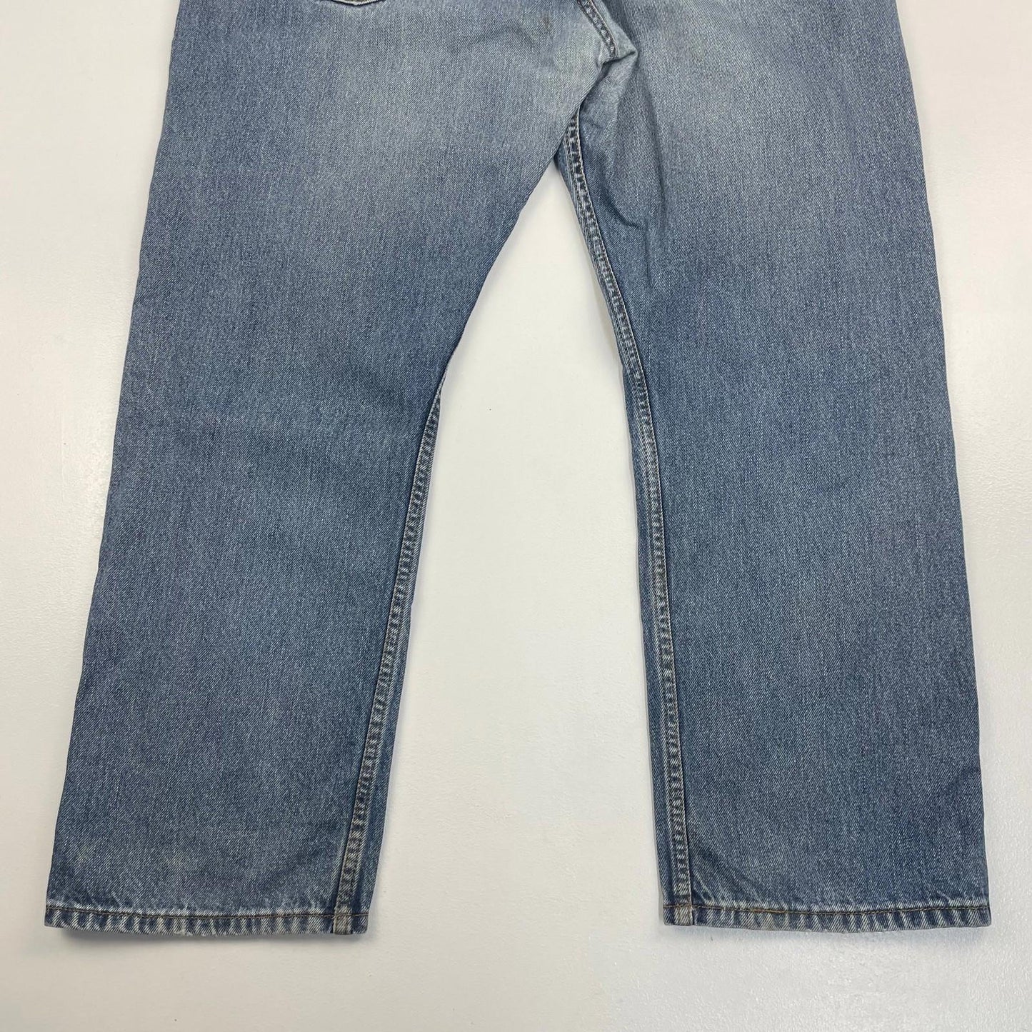 LEVI'S 505 Jeans Regular Straight Mid Wash 90s Denim Trousers Mens W38 L29