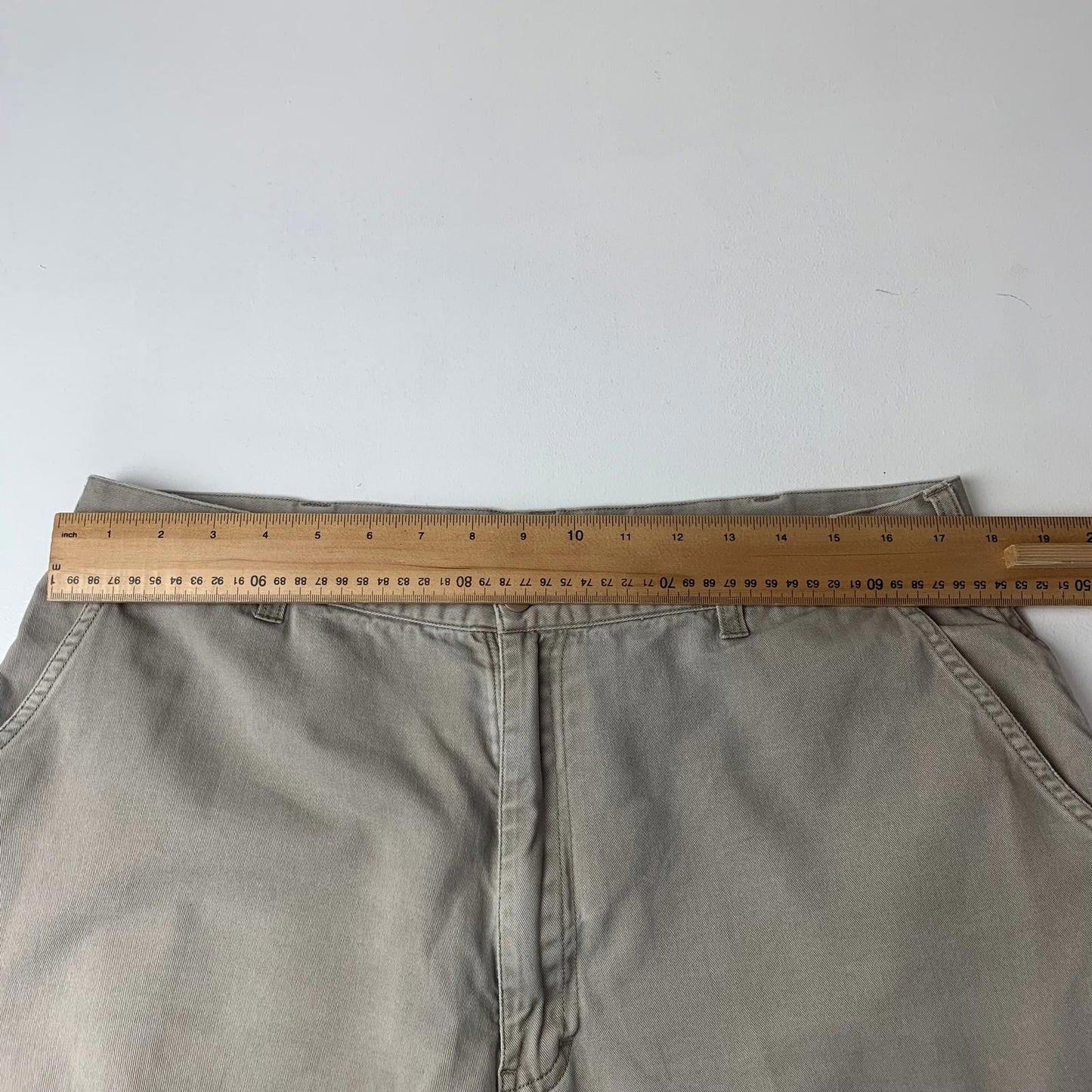 Dickies Cargo Shorts Utility Pockets Beige Casual Wear Mens W36