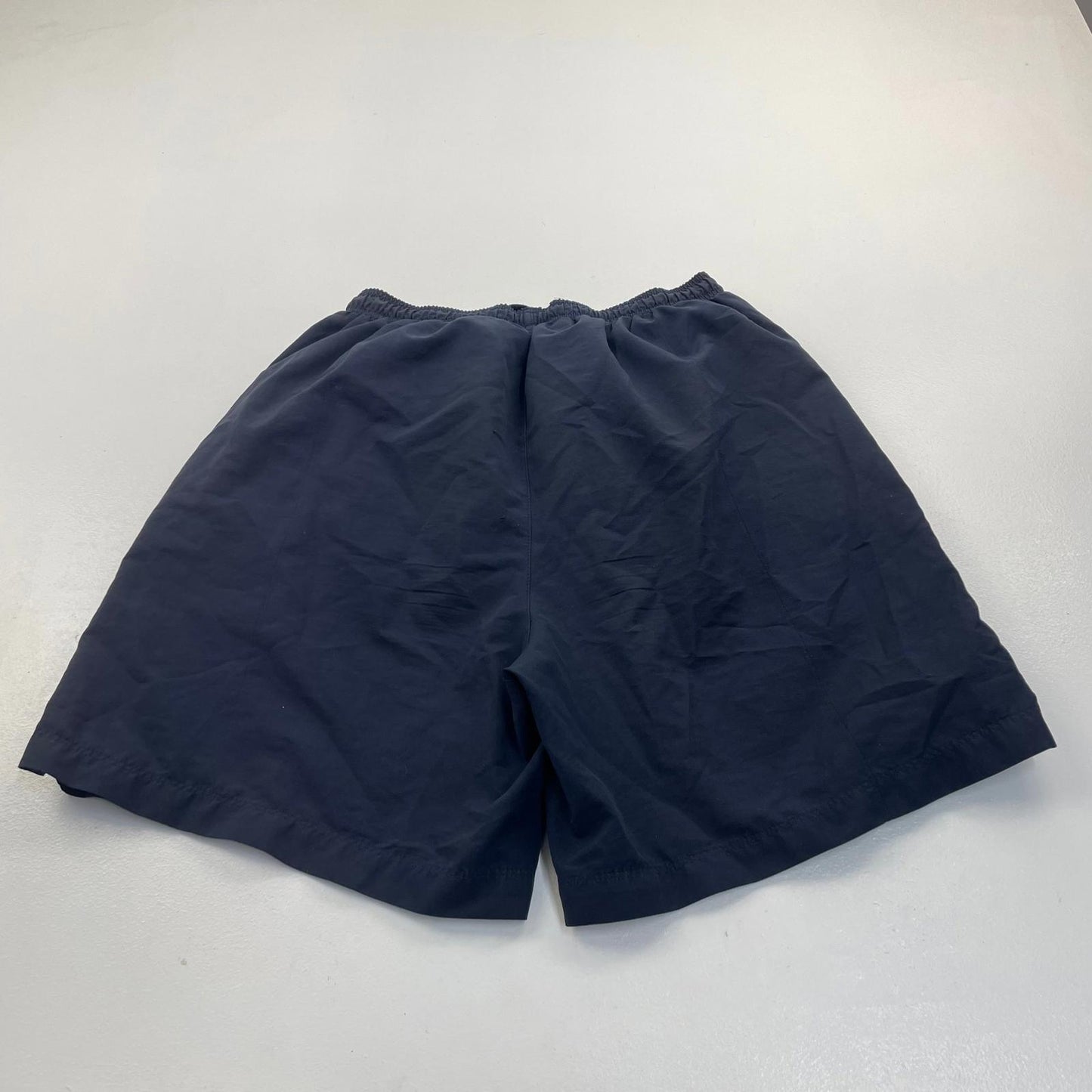 Reebok Swim Shorts Drawstring Logo Sports Casual Blue Mens Medium