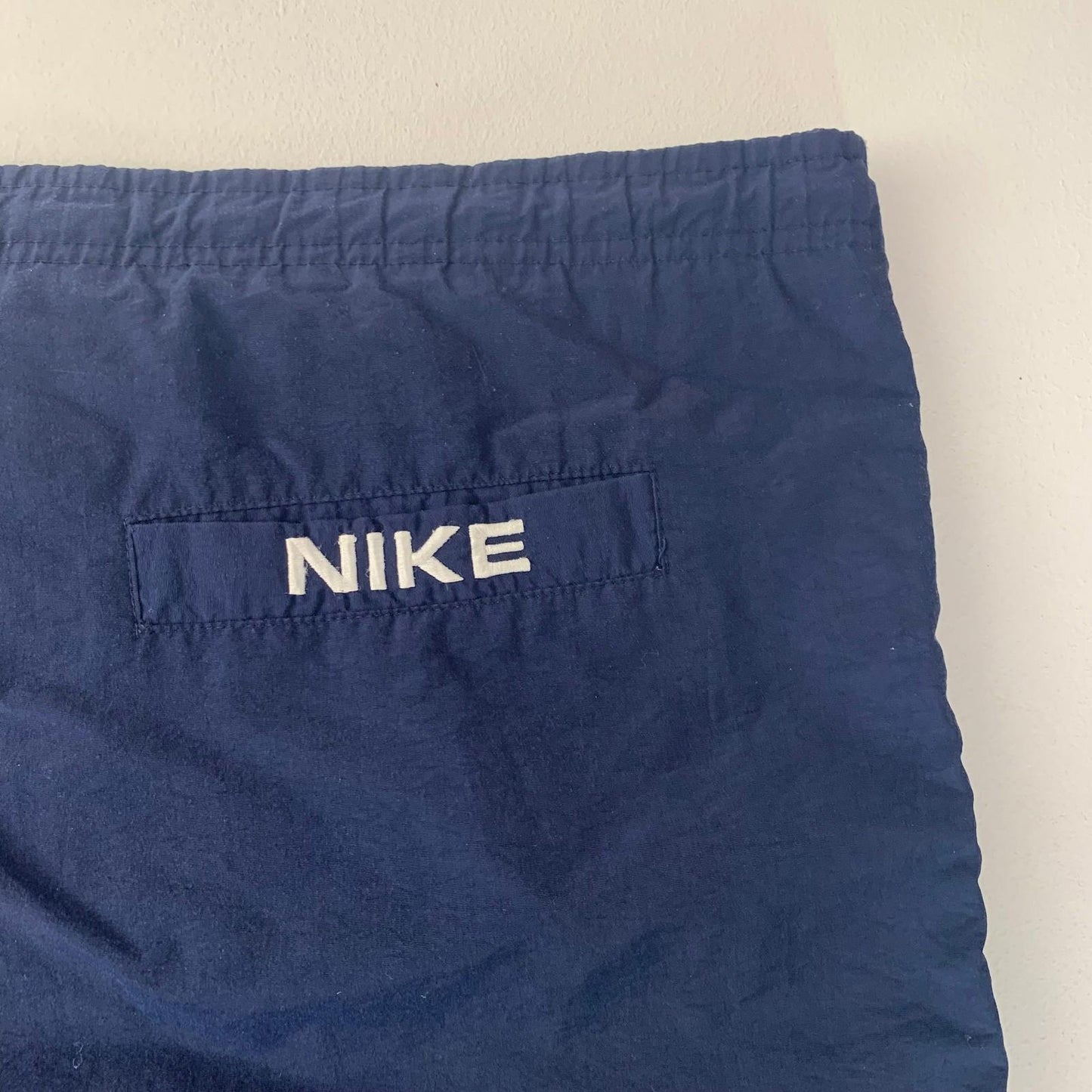 Nike Swim Shorts Mesh Lining Elastic Waist Blue Drawstring Mens XL