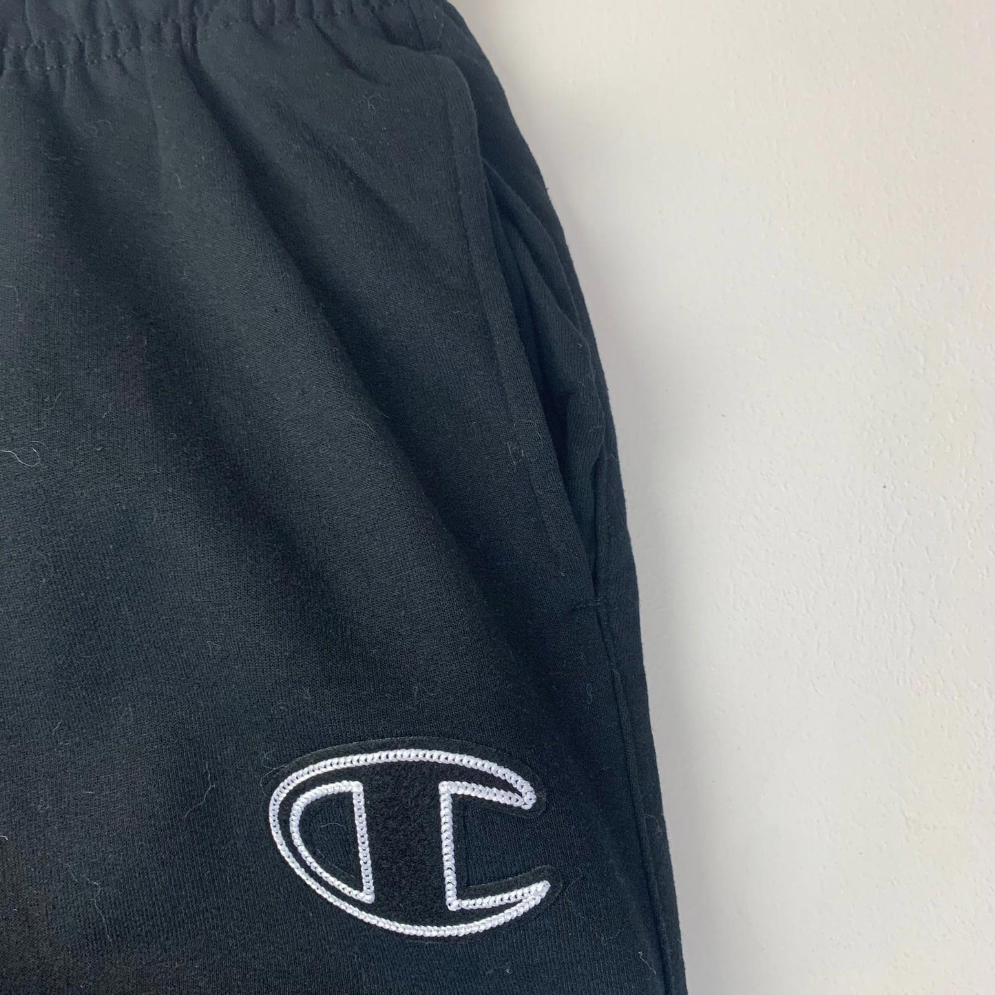Champion Authentic Jogger Trousers Comfortable Black Mens Large