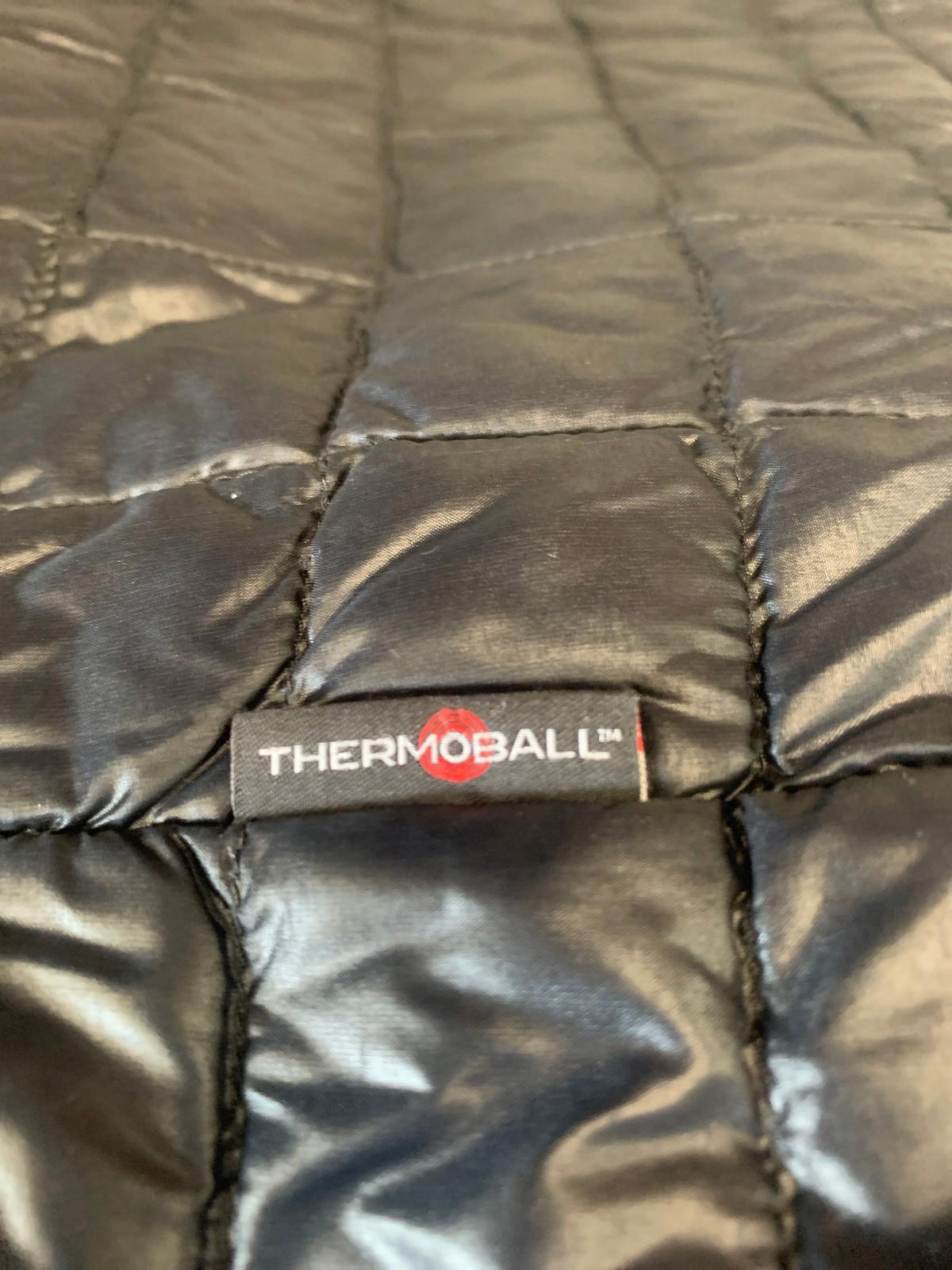 The North Face Thermoball Puffer Jacket Quilted Black Womens Large