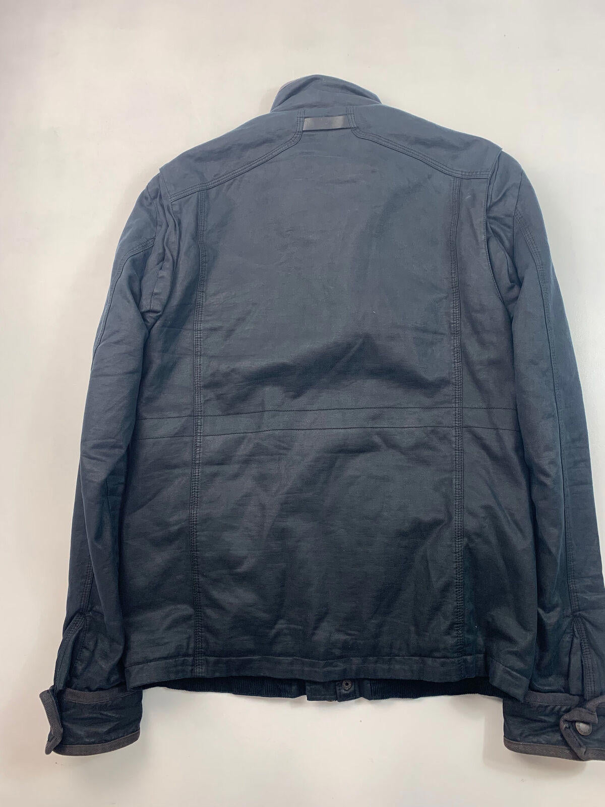 Mens Diesel Waxed Cotton Style Utility Jacket / Medium / Black / Versatile