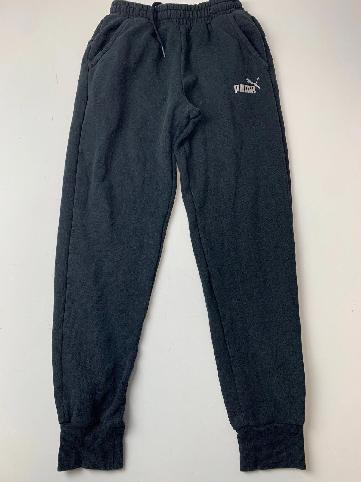 Mens PUMA Jogging Bottoms / Black / Small / Joggers / Standard Fit / Sweatpants