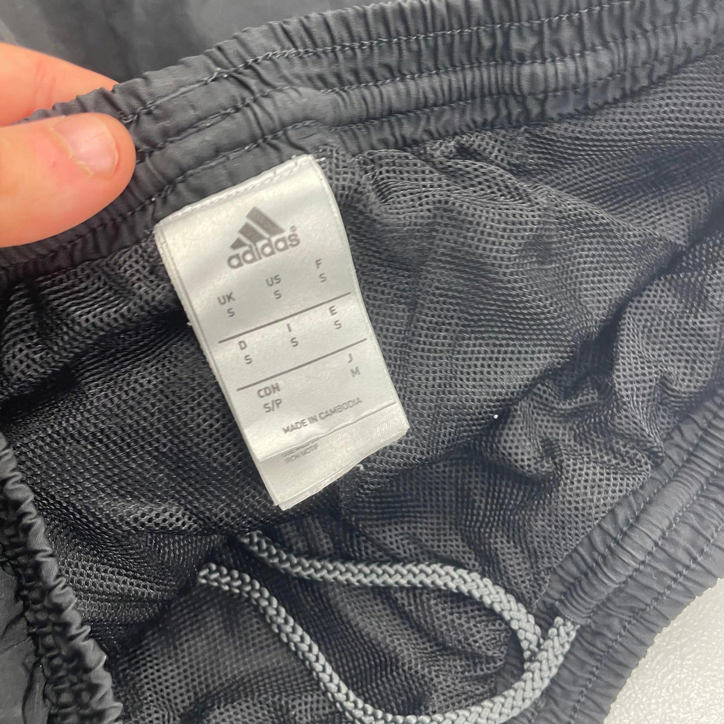 Men’s ADIDAS Black & Grey Swim / Sport Shorts , Size S