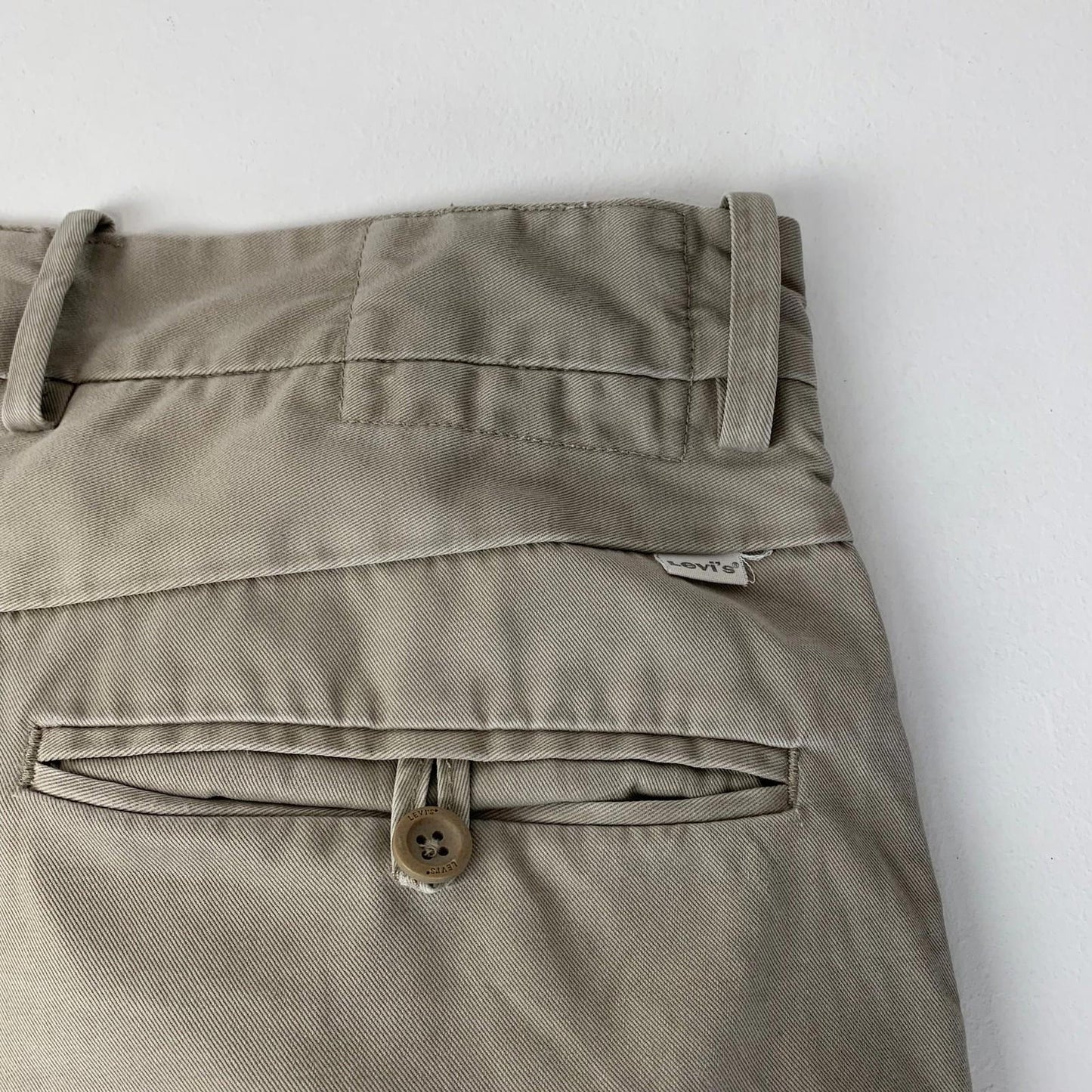 Levi's Chino Trousers Straight Classic Beige Mens 32x34