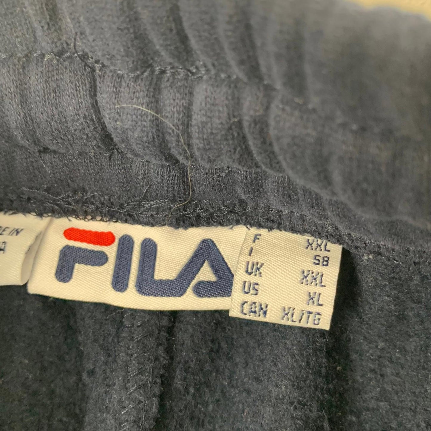 FILA Sweatpants Jogger Style Navy Blue Women's XXL